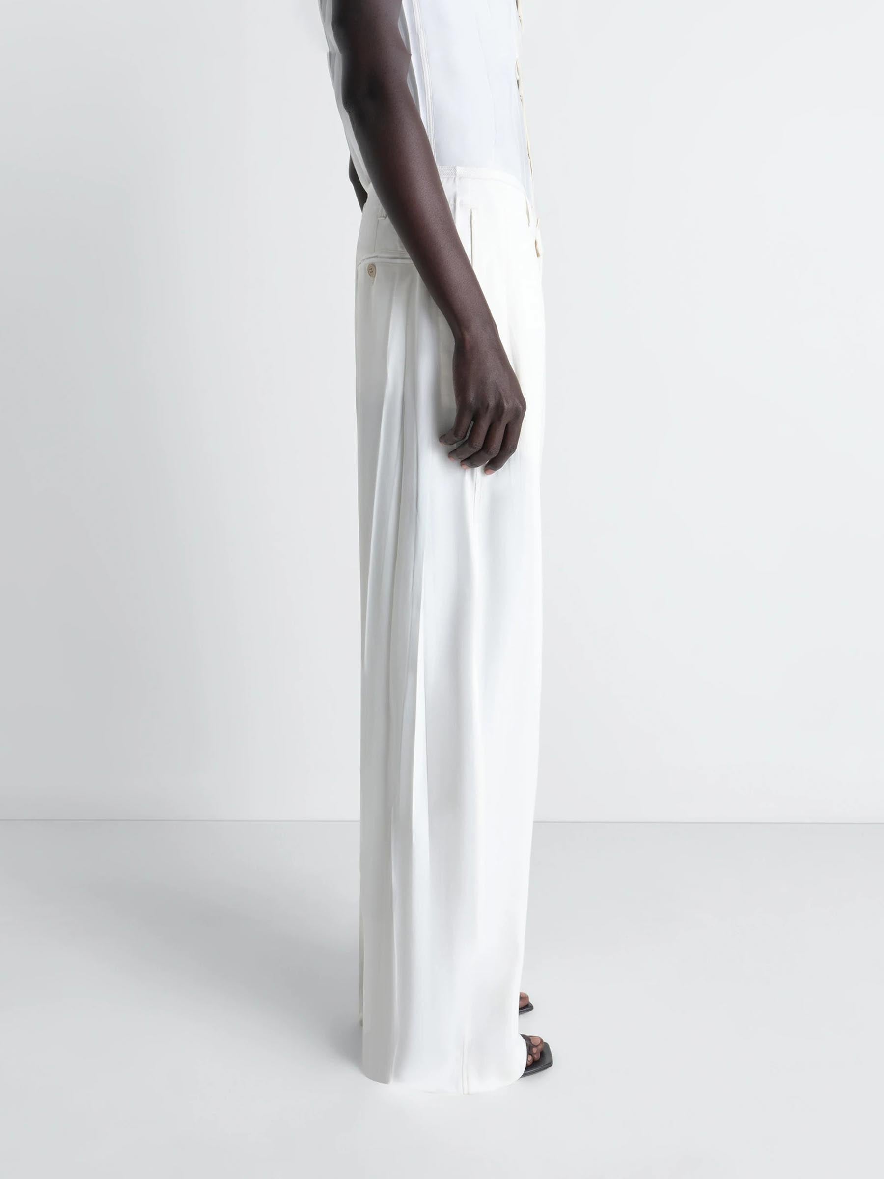 Lemaire Mujer Barcelona Pantalones Pliegues color Blanco sku 761-004084 01 - Foto 5
