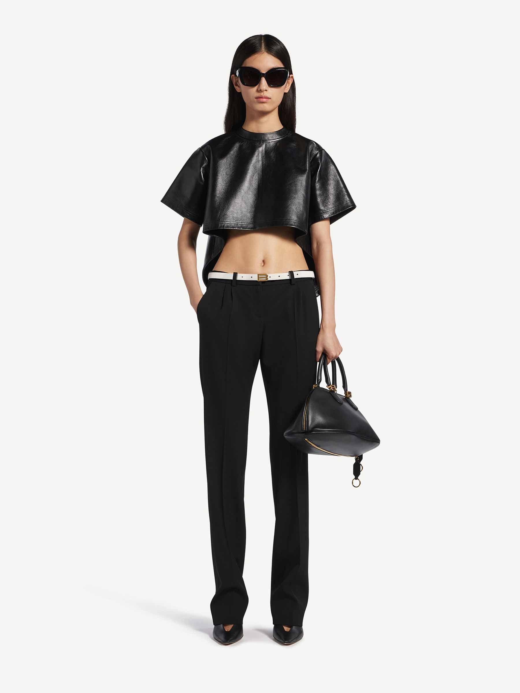 Balenciaga Mujer Barcelona Pantalones Sastre Rectos color Negro sku 761-004117 01 - Foto 2