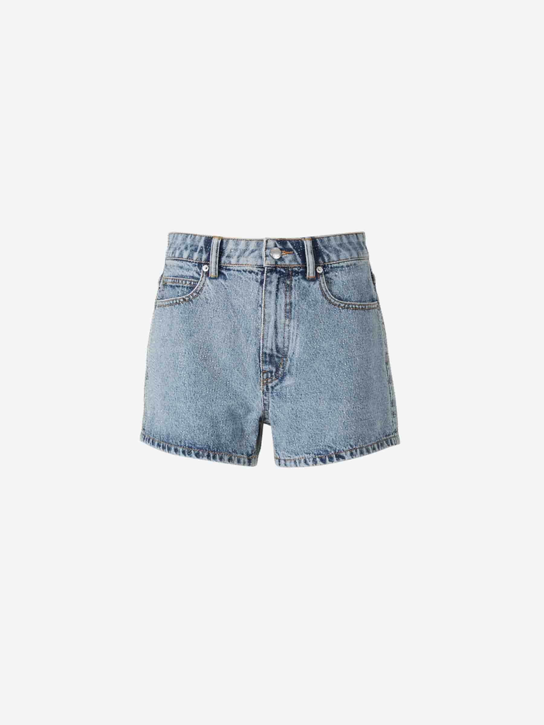 Alexander Wang Mujer Barcelona Shorts Cuentas Denim color Azul sku 762-000490 01 - Foto 2