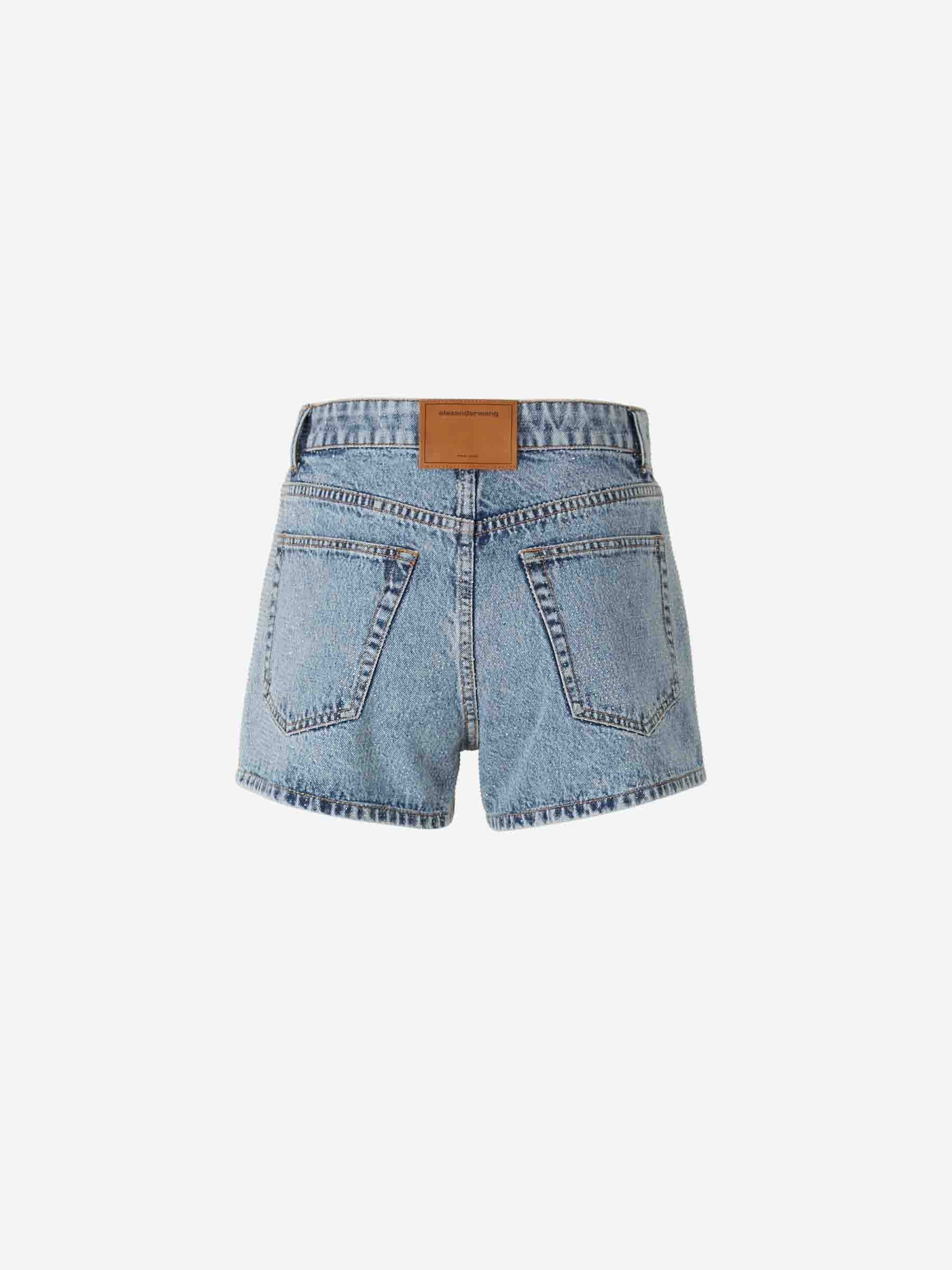 Alexander Wang Mujer Barcelona Shorts Cuentas Denim color Azul sku 762-000490 01 - Foto 5