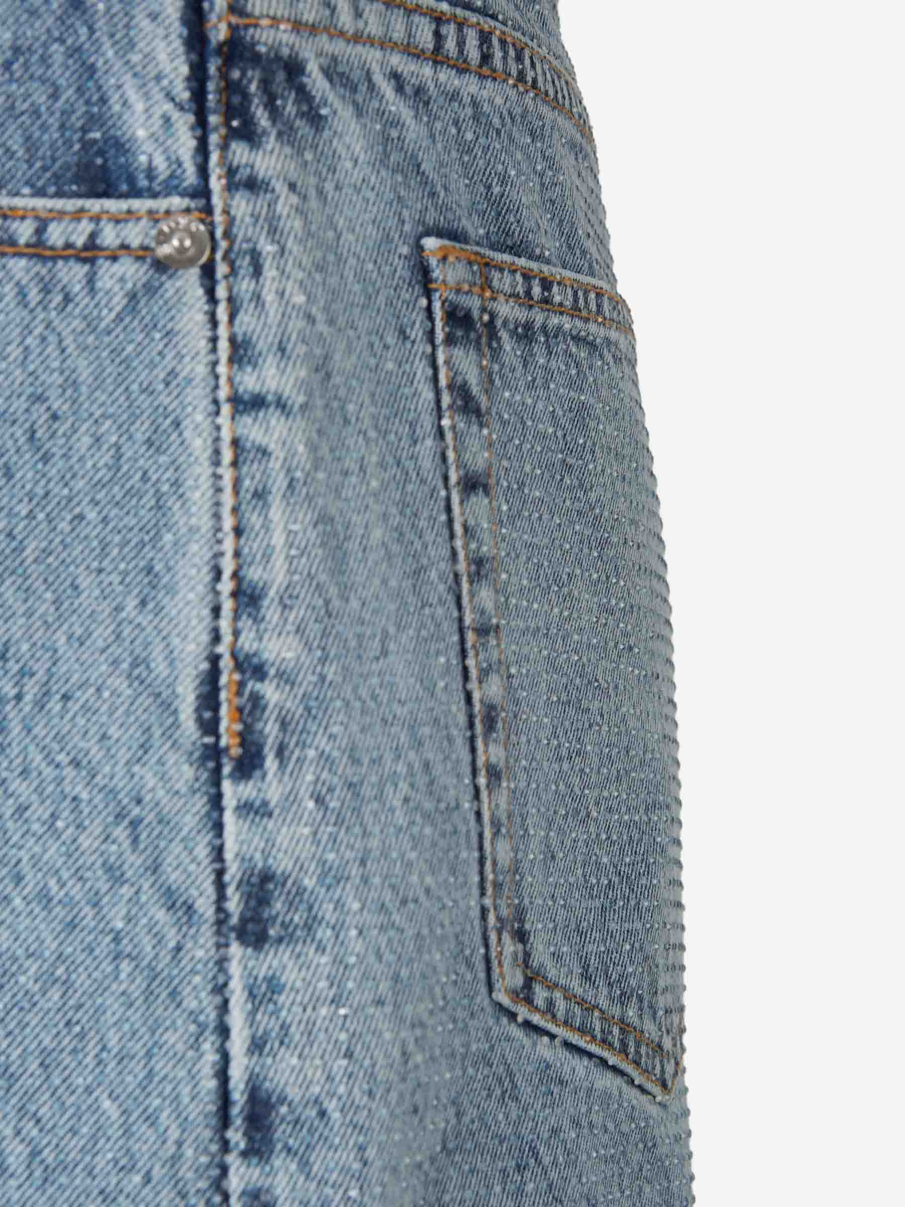 Alexander Wang Mujer Barcelona Shorts Cuentas Denim color Azul sku 762-000490 01 - Foto 7