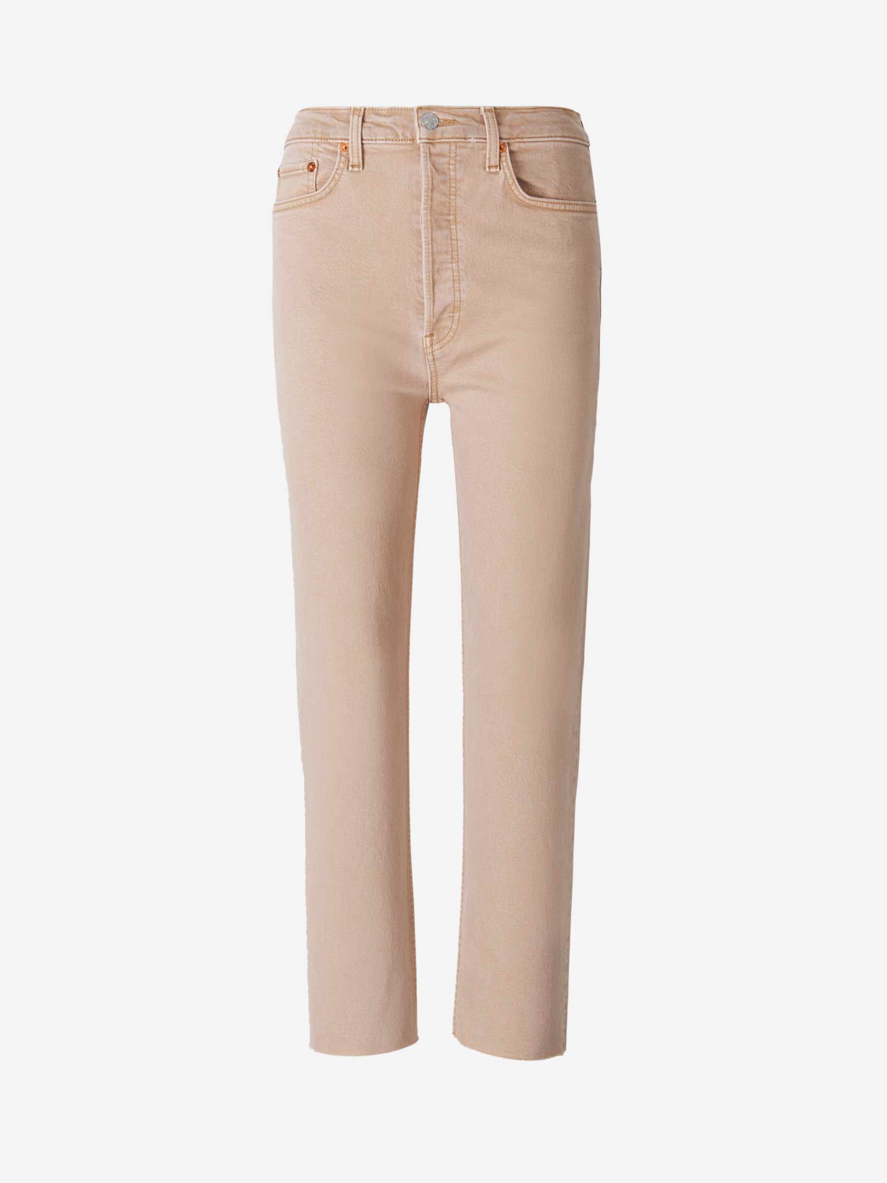 Outlet online Re/Done Mujer Jeans 70s Stove Pipe color Marrón sku 763-001286 01 - Foto 1