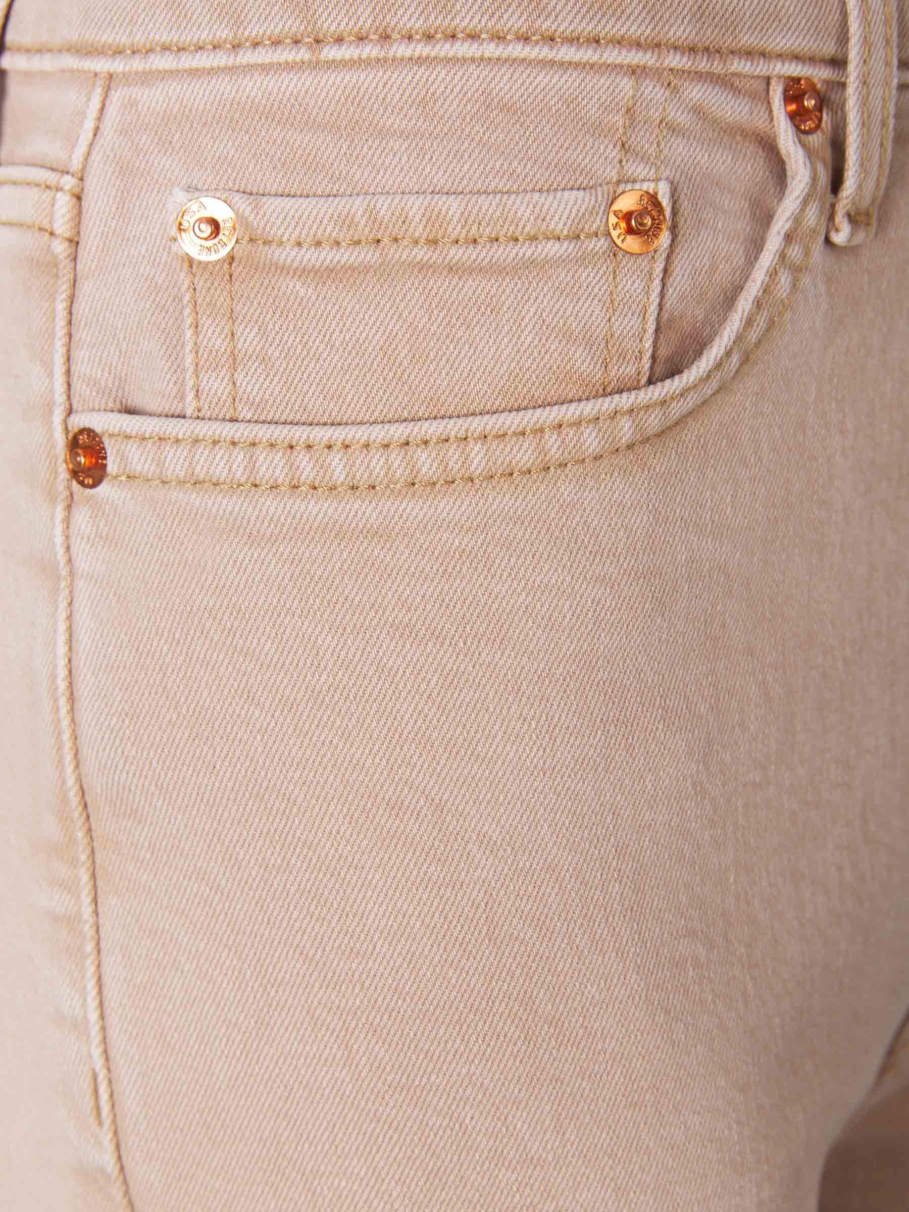 Outlet online Re/Done Mujer Jeans 70s Stove Pipe color Marrón sku 763-001286 01 - Foto 3