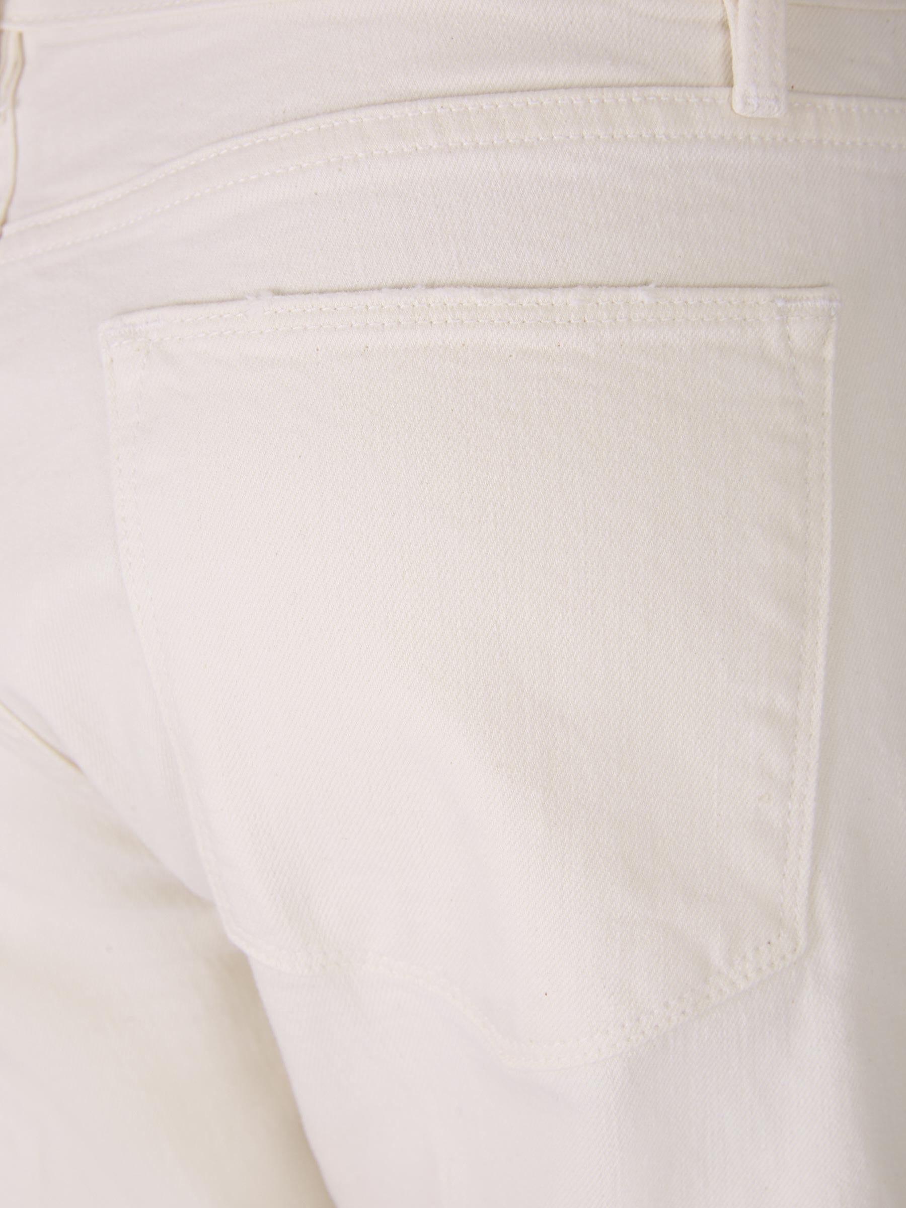 Frame Jeans Rectos Algodón color Crema sku 763-001396 01 - Foto 4