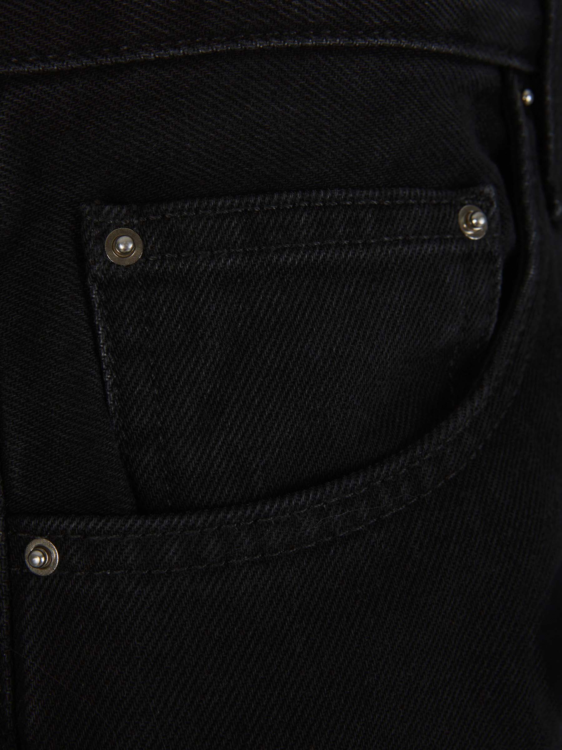 Outlet online TOTEME Mujer Pantalones Denim Costuras color Negro sku 763-001430 01 - Foto 3