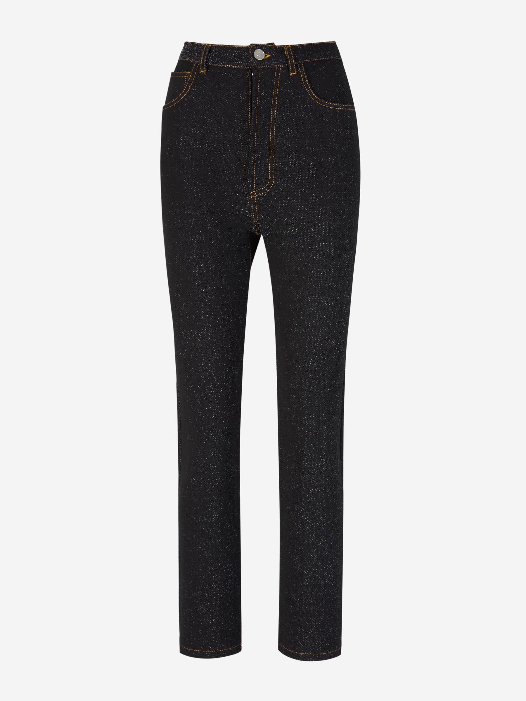 Outlet online Alaïa Mujer Jeans Straight Algodón color Negro sku 763-001436 01 - Foto 1