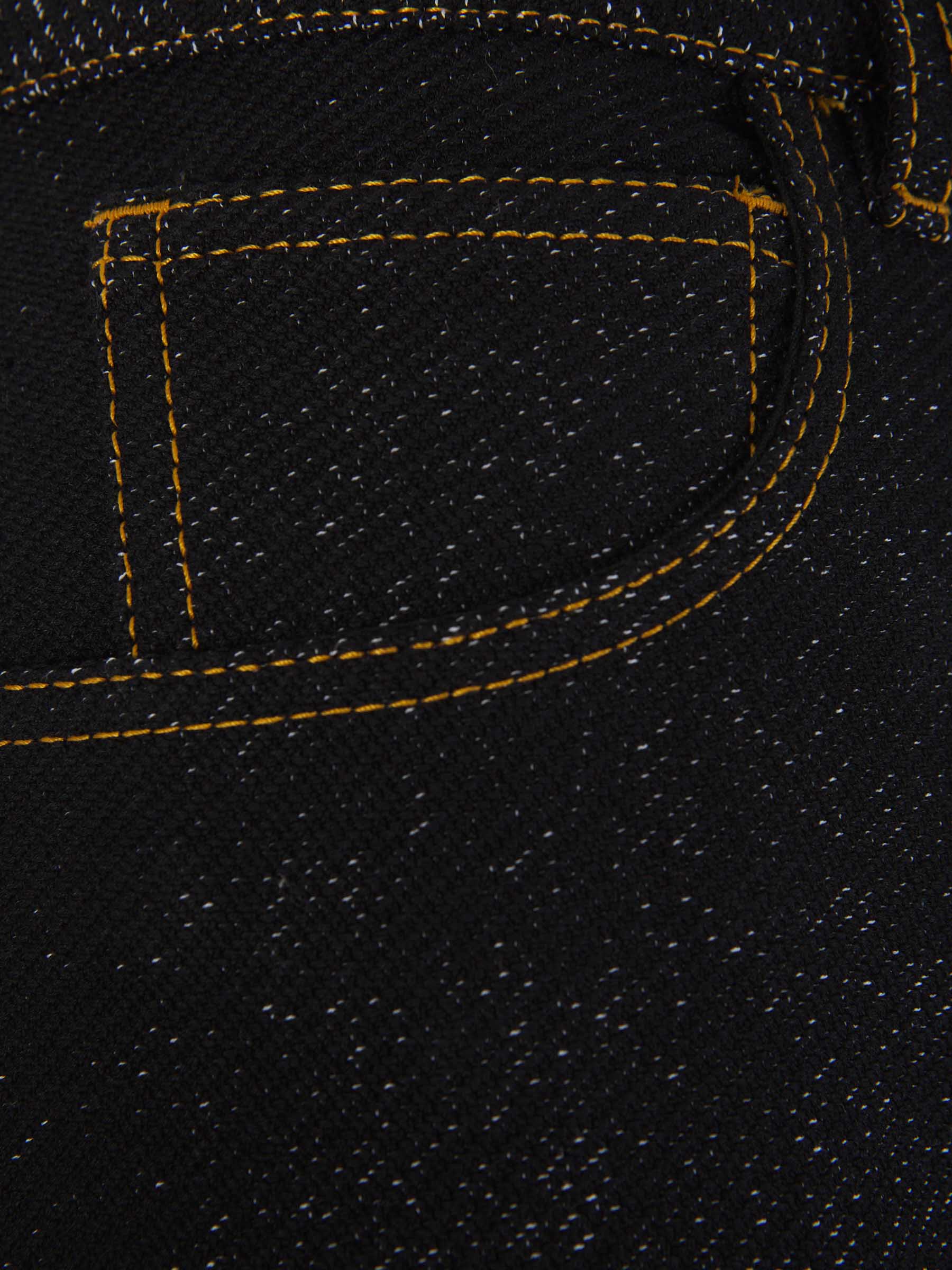 Outlet online Alaïa Mujer Jeans Straight Algodón color Negro sku 763-001436 01 - Foto 3
