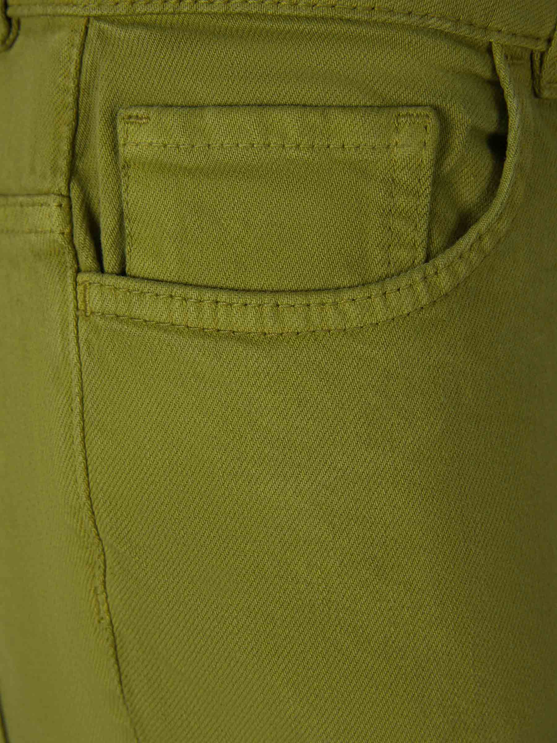 Outlet online Dorothee Schumacher Mujer Jeans Bootcut Algodón color Verde Militar sku 763-001445 01 - Foto 3