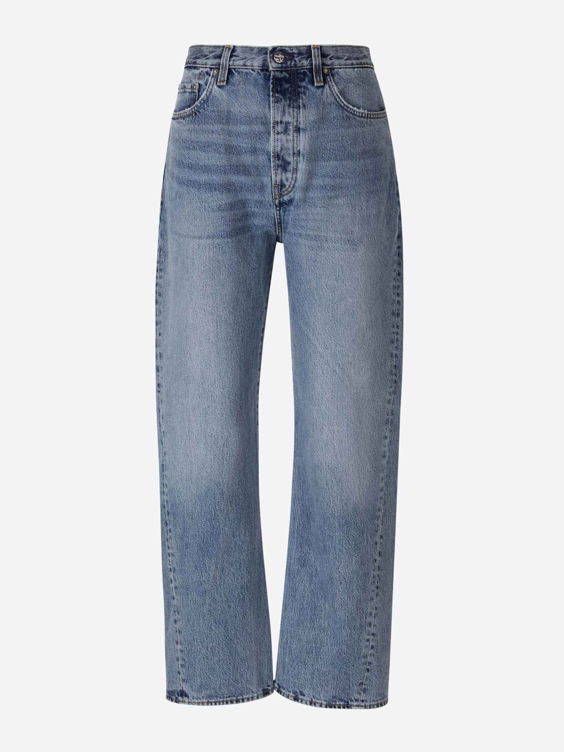 Outlet online TOTEME Mujer Jeans Rectos Algodón color Azul Denim sku 763-001451 01 - Foto 1