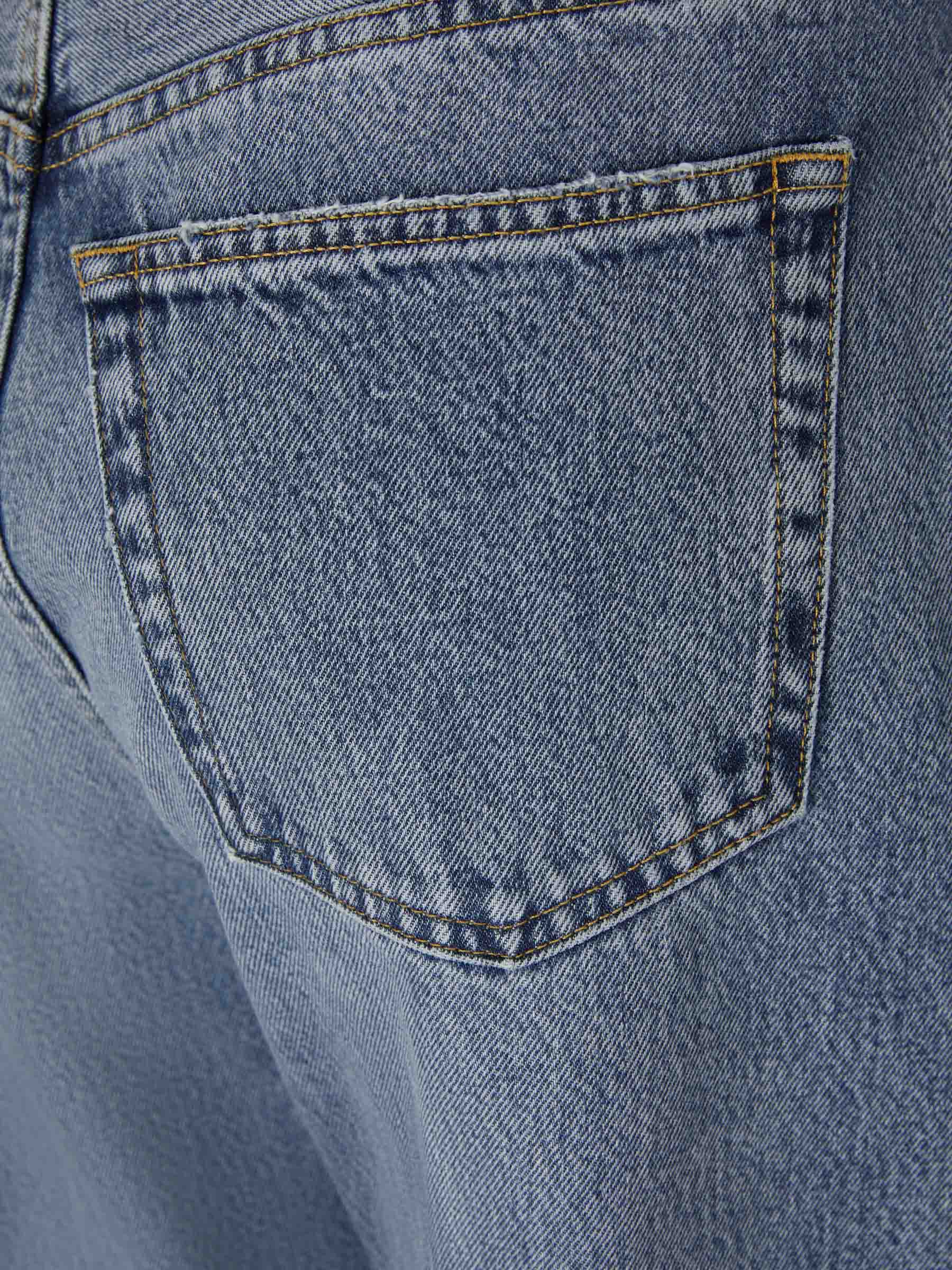 Outlet online TOTEME Mujer Jeans Rectos Algodón color Azul Denim sku 763-001451 01 - Foto 4