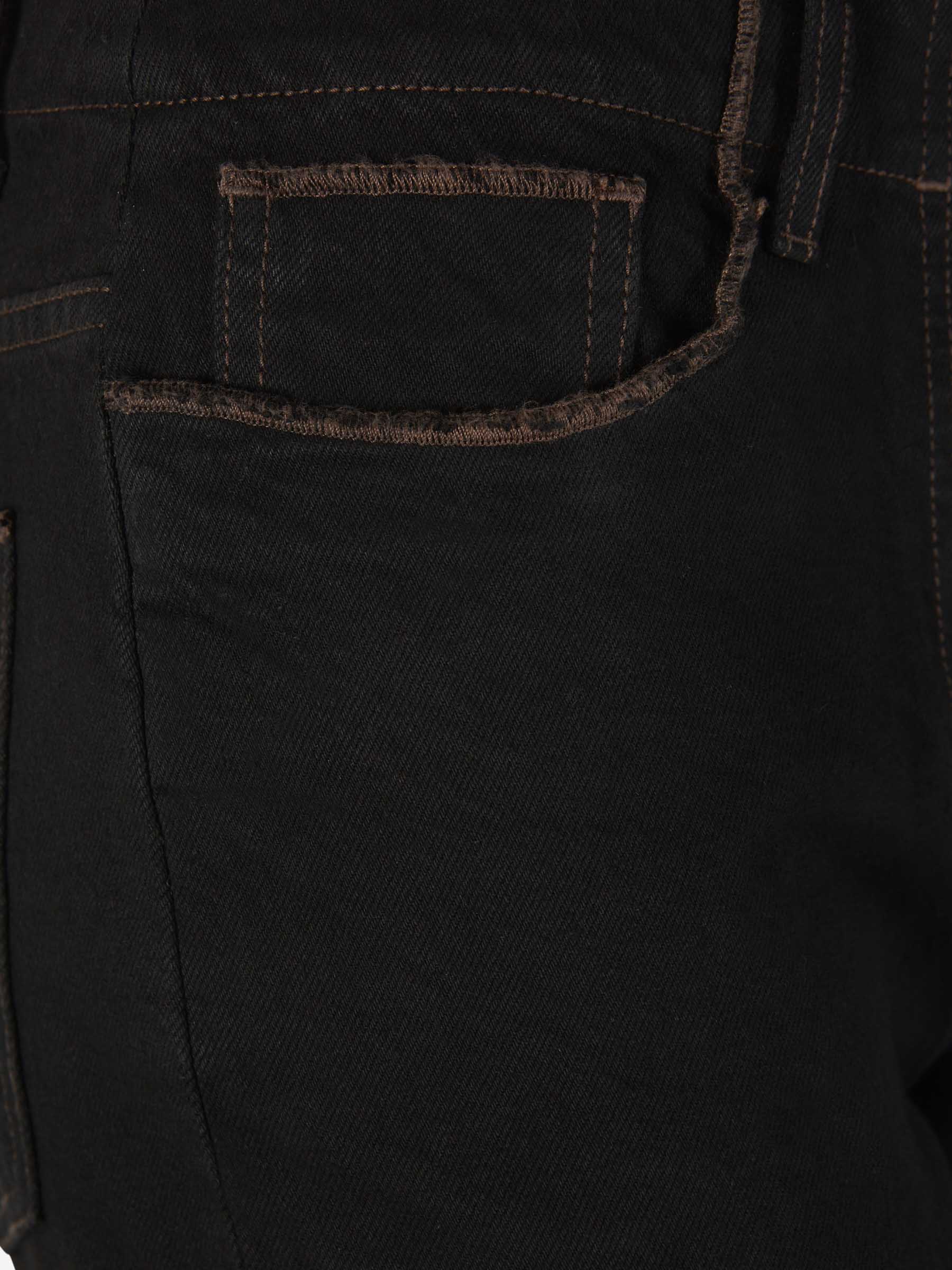 Outlet online Jacquemus Mujer Jeans Straight Deshilachado color Marrón Oscuro sku 763-001463 01 - Foto 4