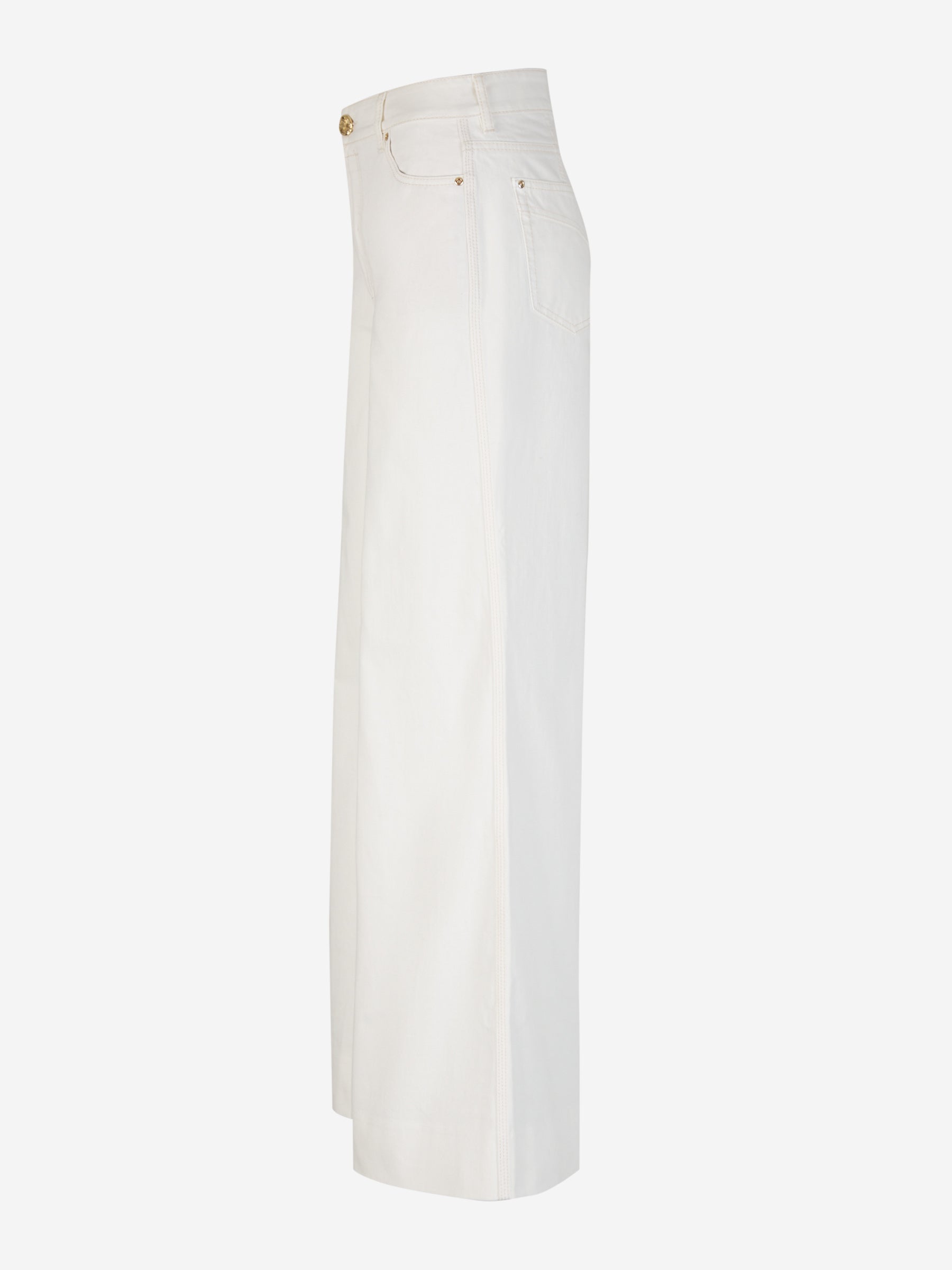 Outlet online Zimmermann Mujer Jeans Acampanado Algodón color Blanco sku 763-001506 01 - Foto 2