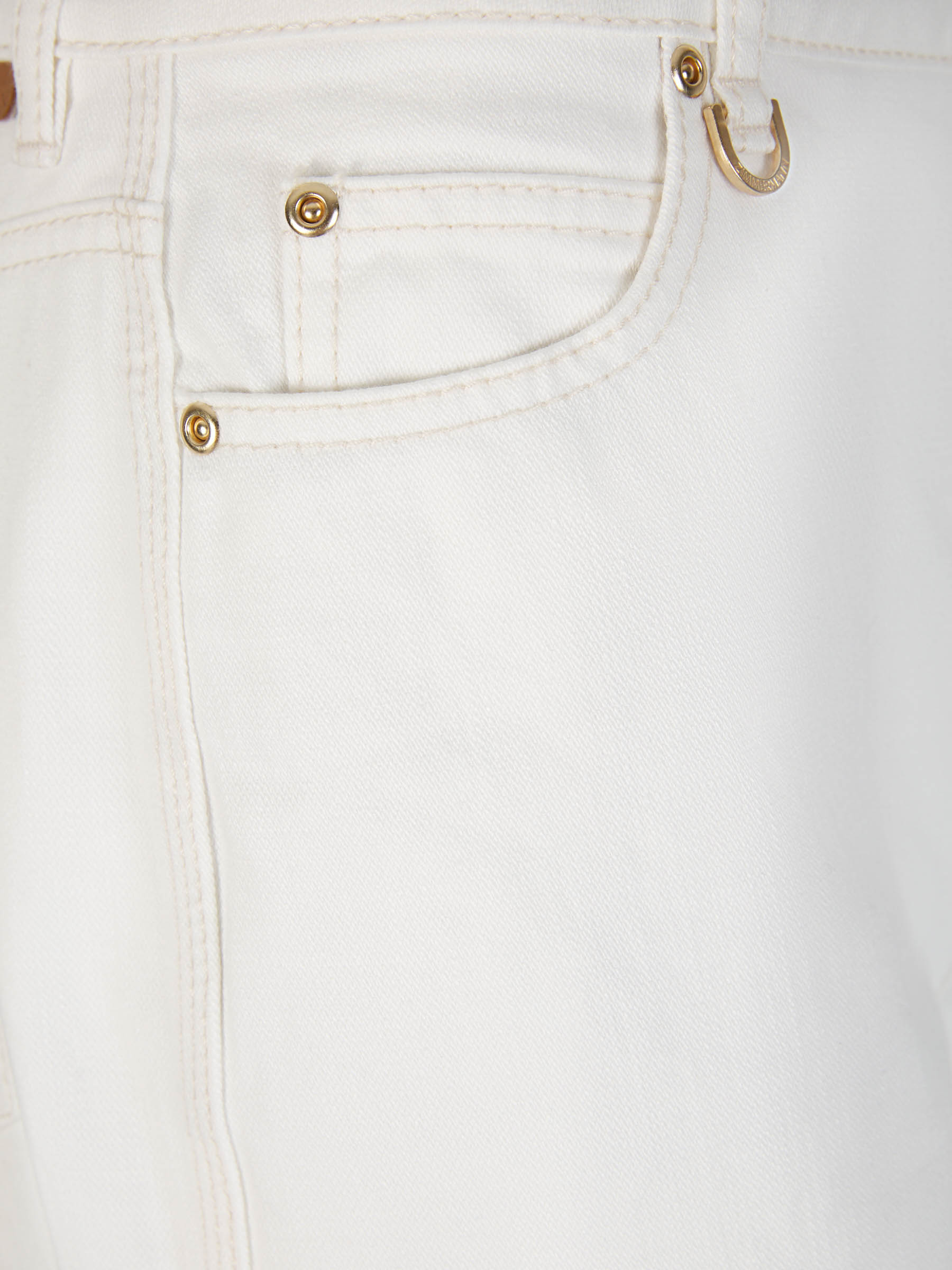 Outlet online Zimmermann Mujer Jeans Acampanado Algodón color Blanco sku 763-001506 01 - Foto 4
