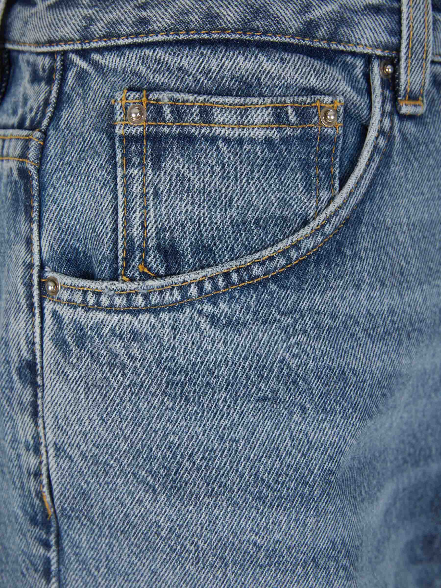Outlet online TOTEME Mujer Jeans Wide Leg Algodón color Azul Denim sku 763-001516 01 - Foto 4