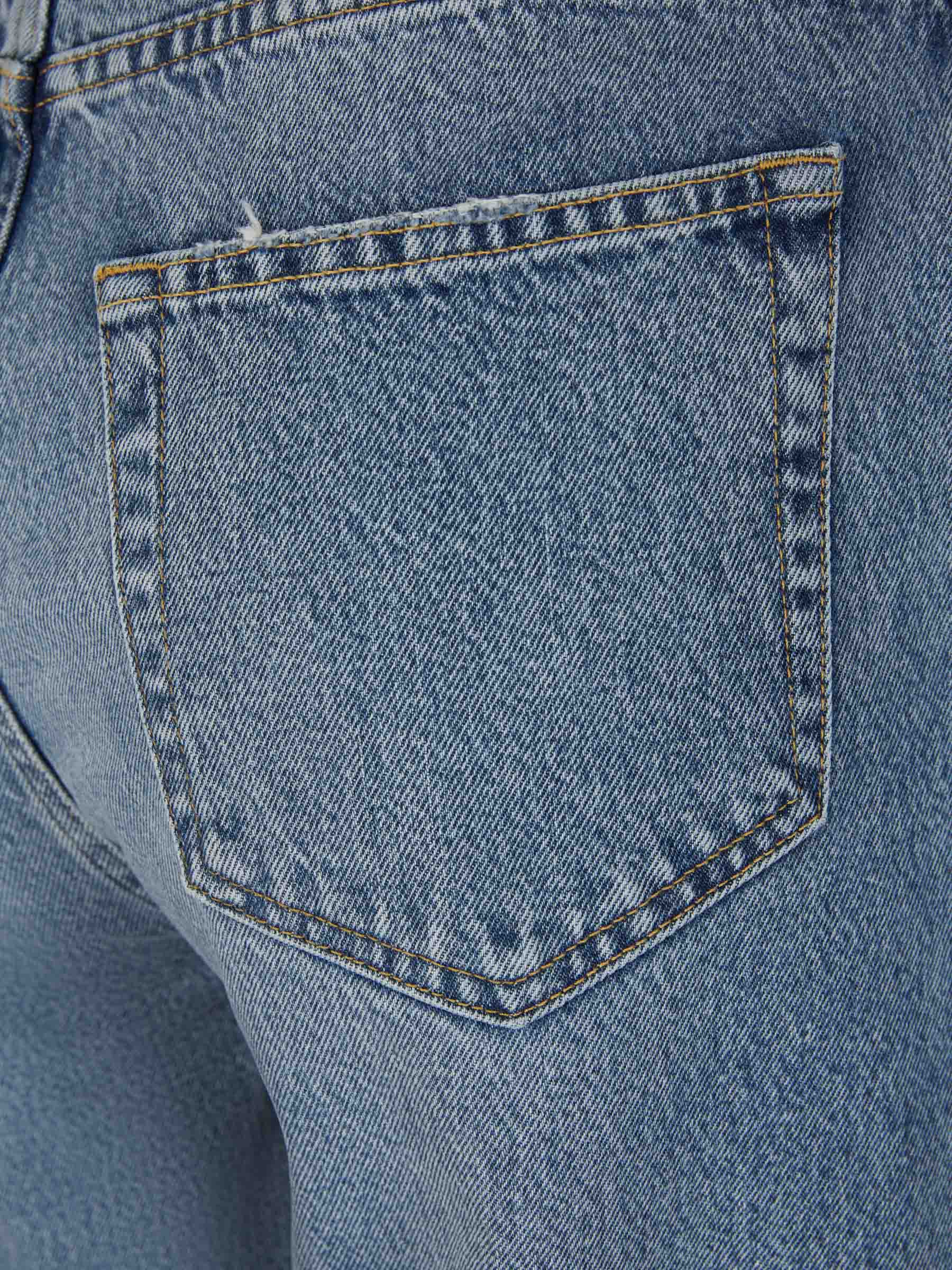 Outlet online TOTEME Mujer Jeans Wide Leg Algodón color Azul Denim sku 763-001516 01 - Foto 5