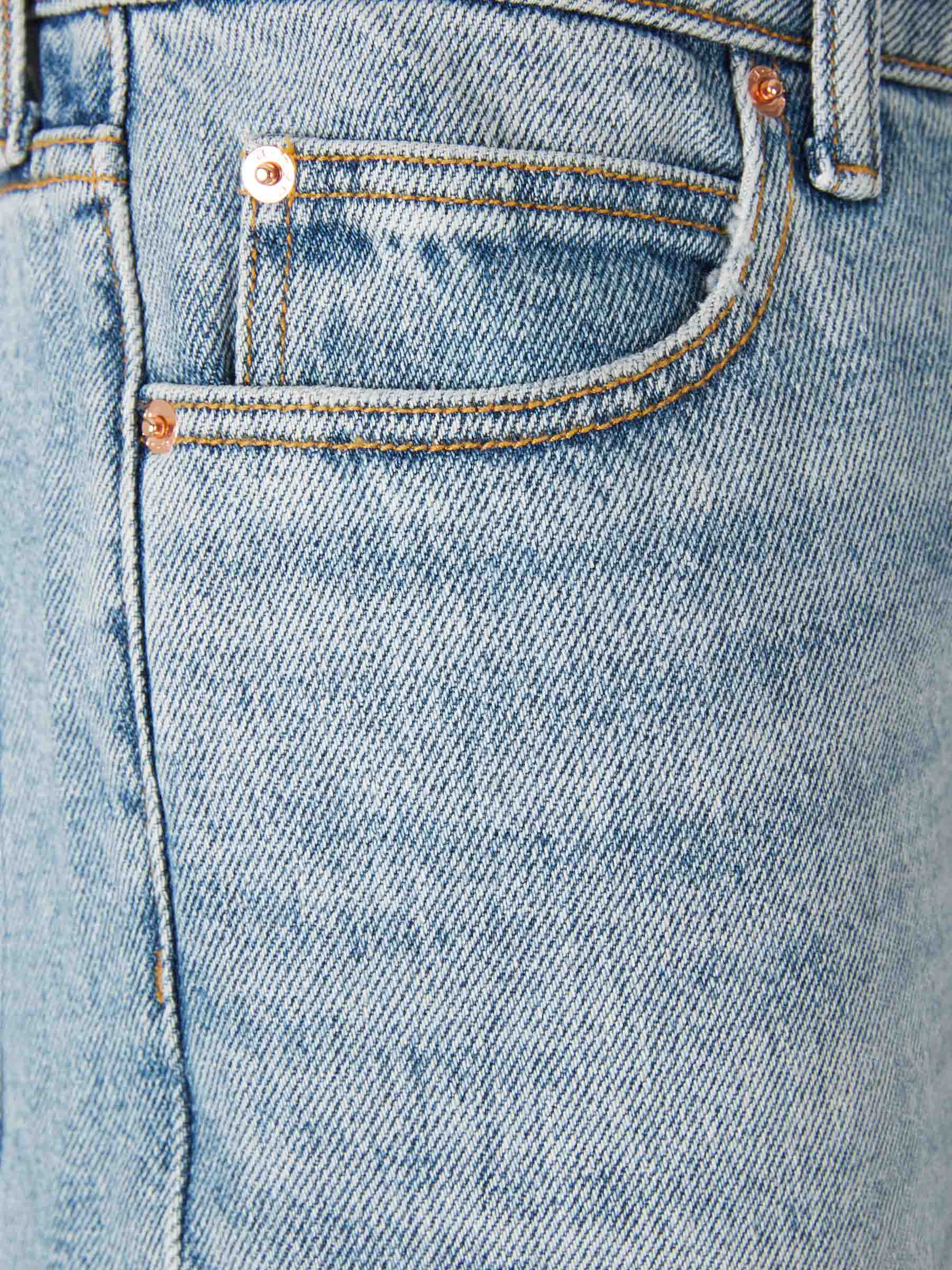 Outlet online Alexander Wang Mujer Jeans Wide Leg color Azul Denim Oscuro sku 763-001616 01 - Foto 3