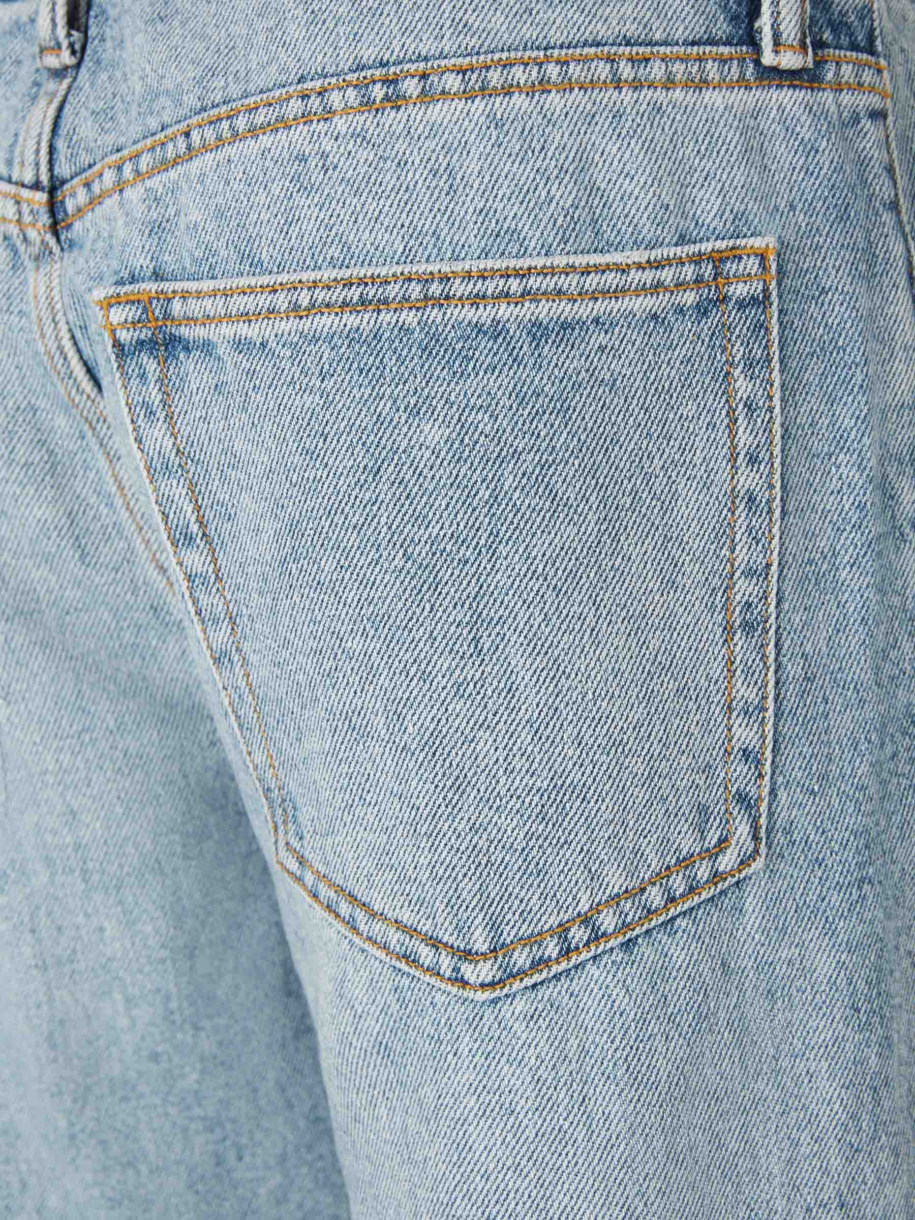 Outlet online Alexander Wang Mujer Jeans Wide Leg color Azul Denim Oscuro sku 763-001616 01 - Foto 4