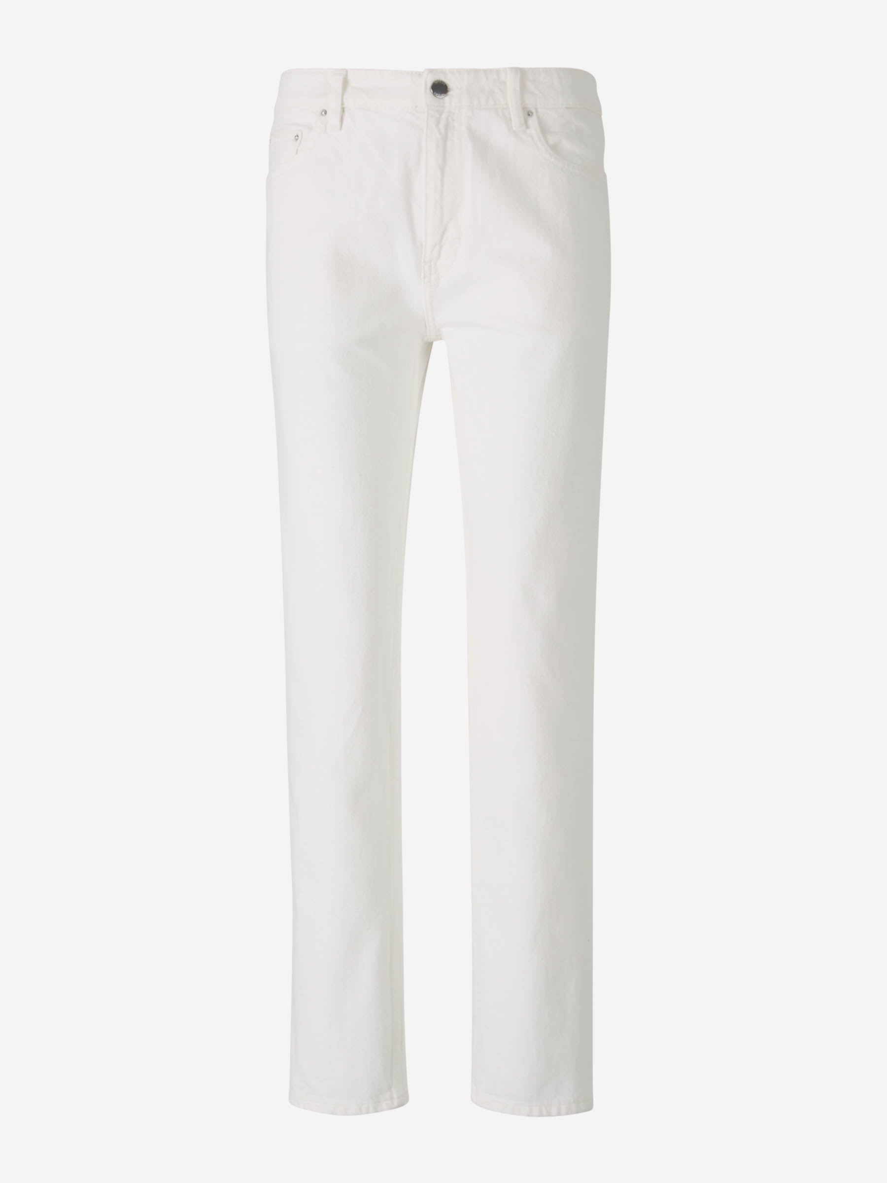 Outlet online TOTEME Mujer Jeans Straight Fit color Blanco sku 763-001626 01 - Foto 1