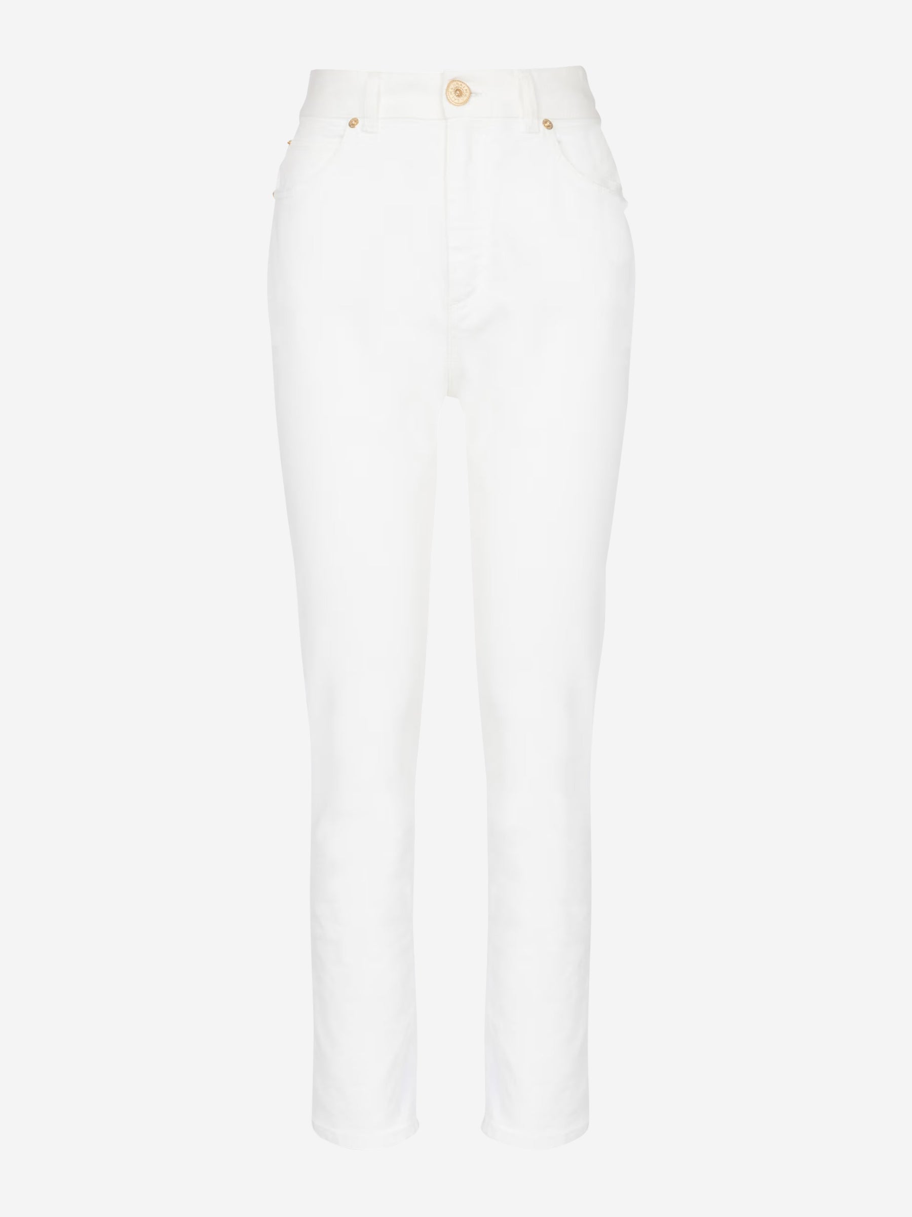 Outlet online Balmain Mujer Jeans Slim Fit color Blanco sku 763-001627 01 - Foto 1