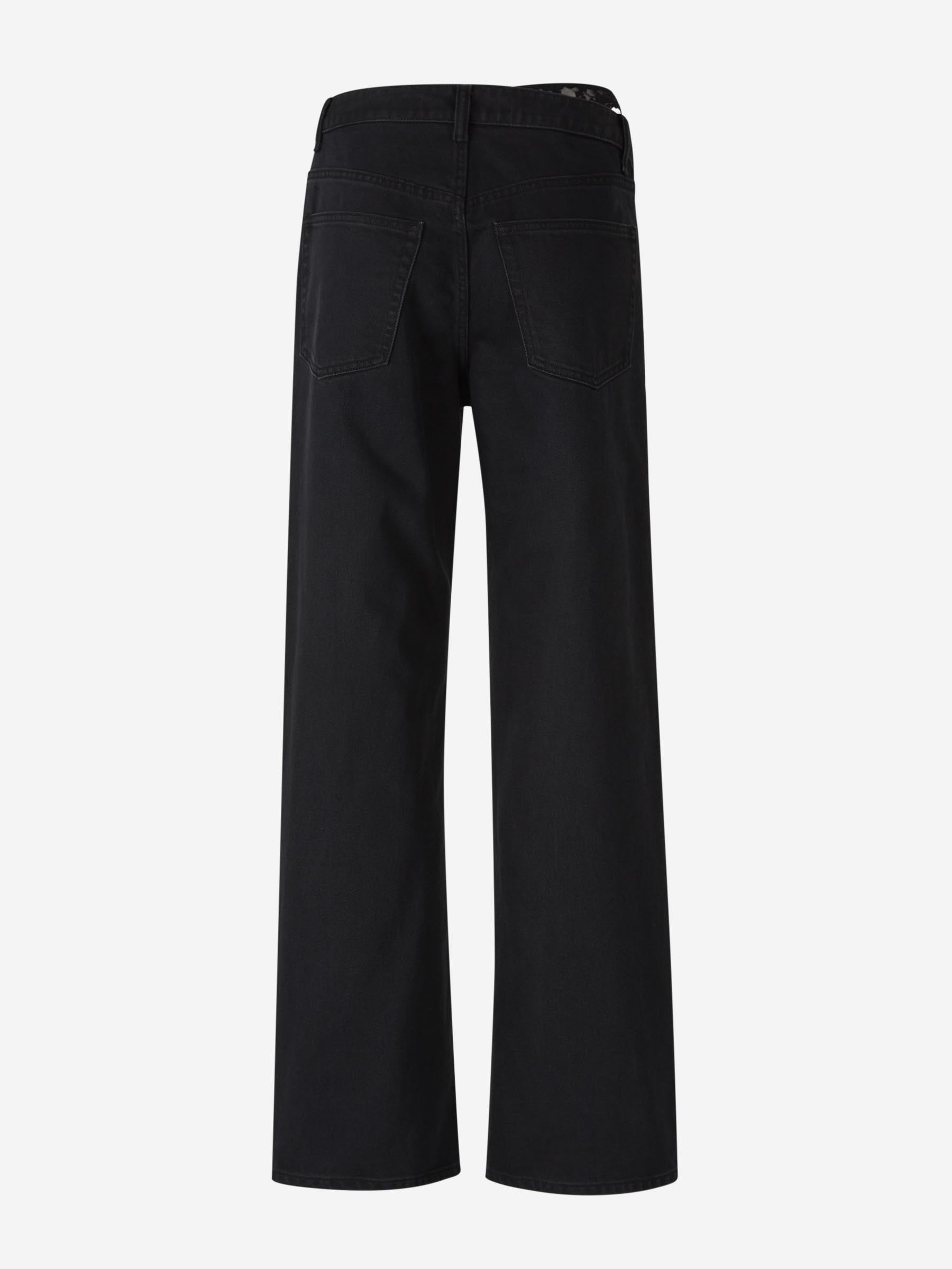 Outlet online Alexander Wang Mujer Jeans Straight Algodón color Negro sku 763-001639 01 - Foto 2