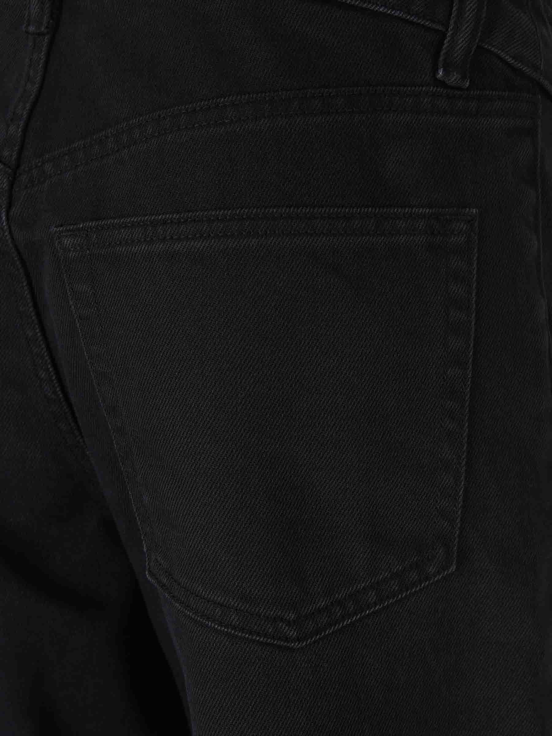 Outlet online Alexander Wang Mujer Jeans Straight Algodón color Negro sku 763-001639 01 - Foto 5