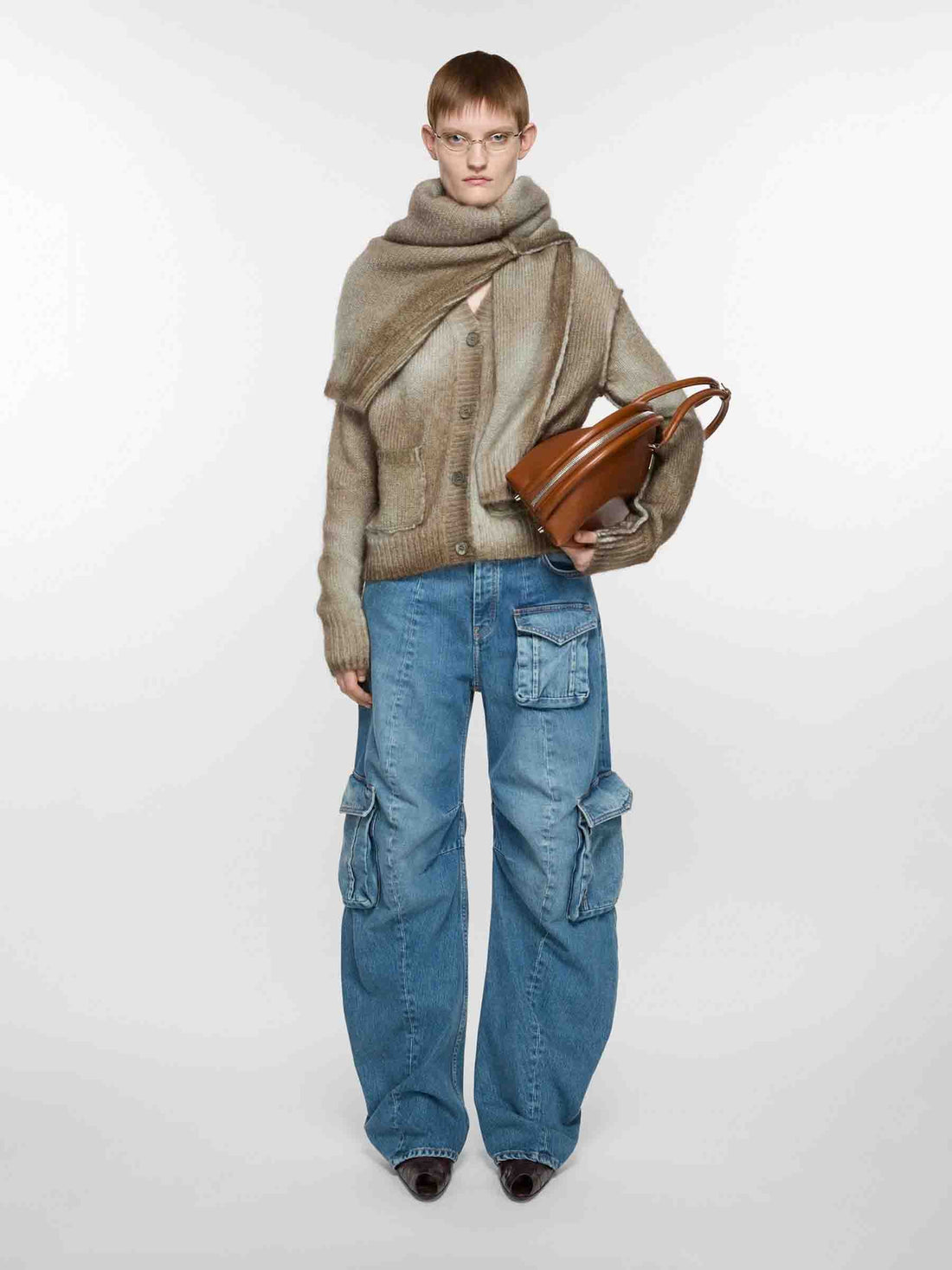 Outlet online Acne Studios Mujer Jeans Cargo Denim color Azul sku 763-001646 01 - Foto 2