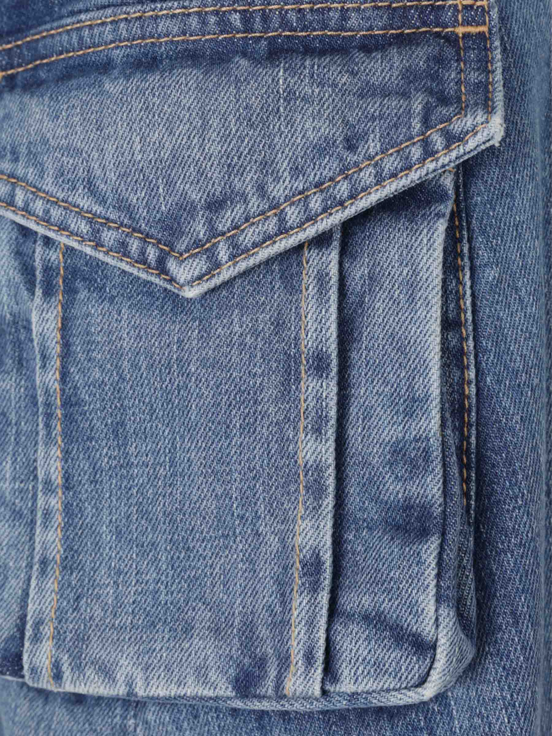 Acne Studios Mujer Barcelona Jeans Cargo Denim color Azul sku 763-001646 01 - Foto 6
