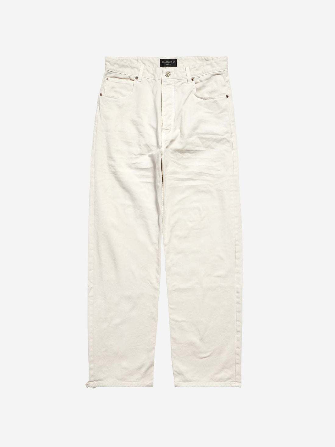 Outlet online Balenciaga Mujer Jeans Wide Leg color Blanco sku 763-001647 01 - Foto 1