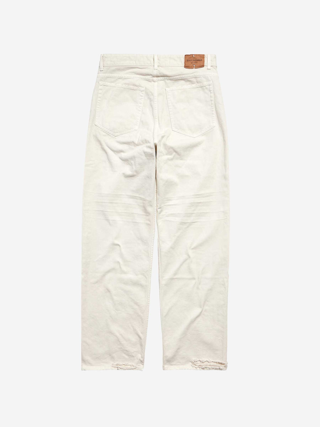 Outlet online Balenciaga Mujer Jeans Wide Leg color Blanco sku 763-001647 01 - Foto 2