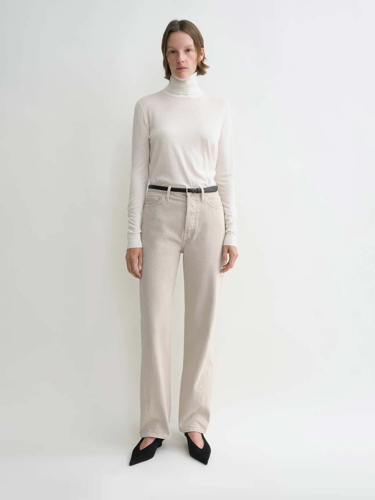 TOTEME Mujer Barcelona Jeans Straight color Beige sku 763-001653 01 - Foto 2