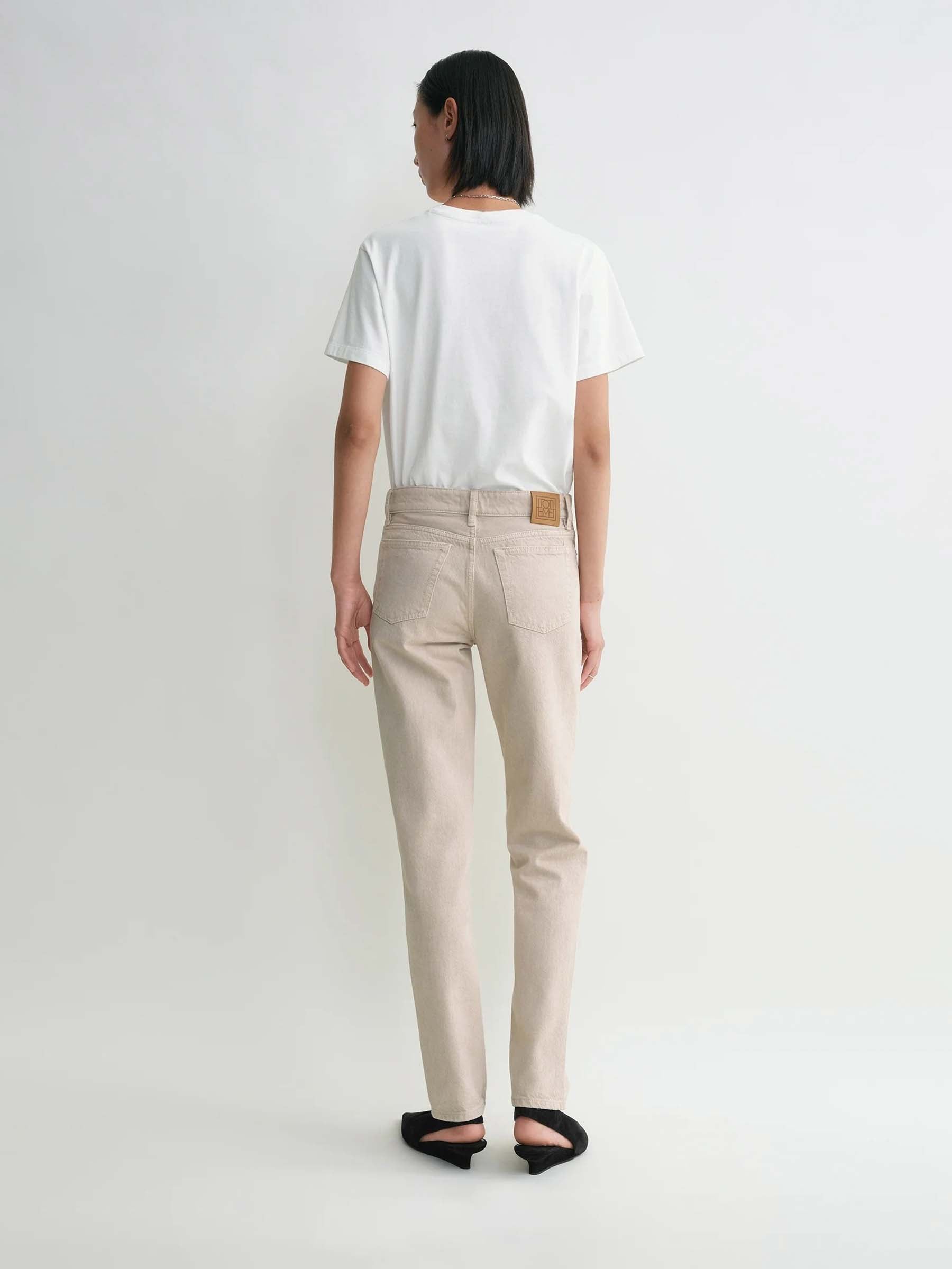 TOTEME Mujer Barcelona Jeans Straight color Beige sku 763-001653 01 - Foto 3
