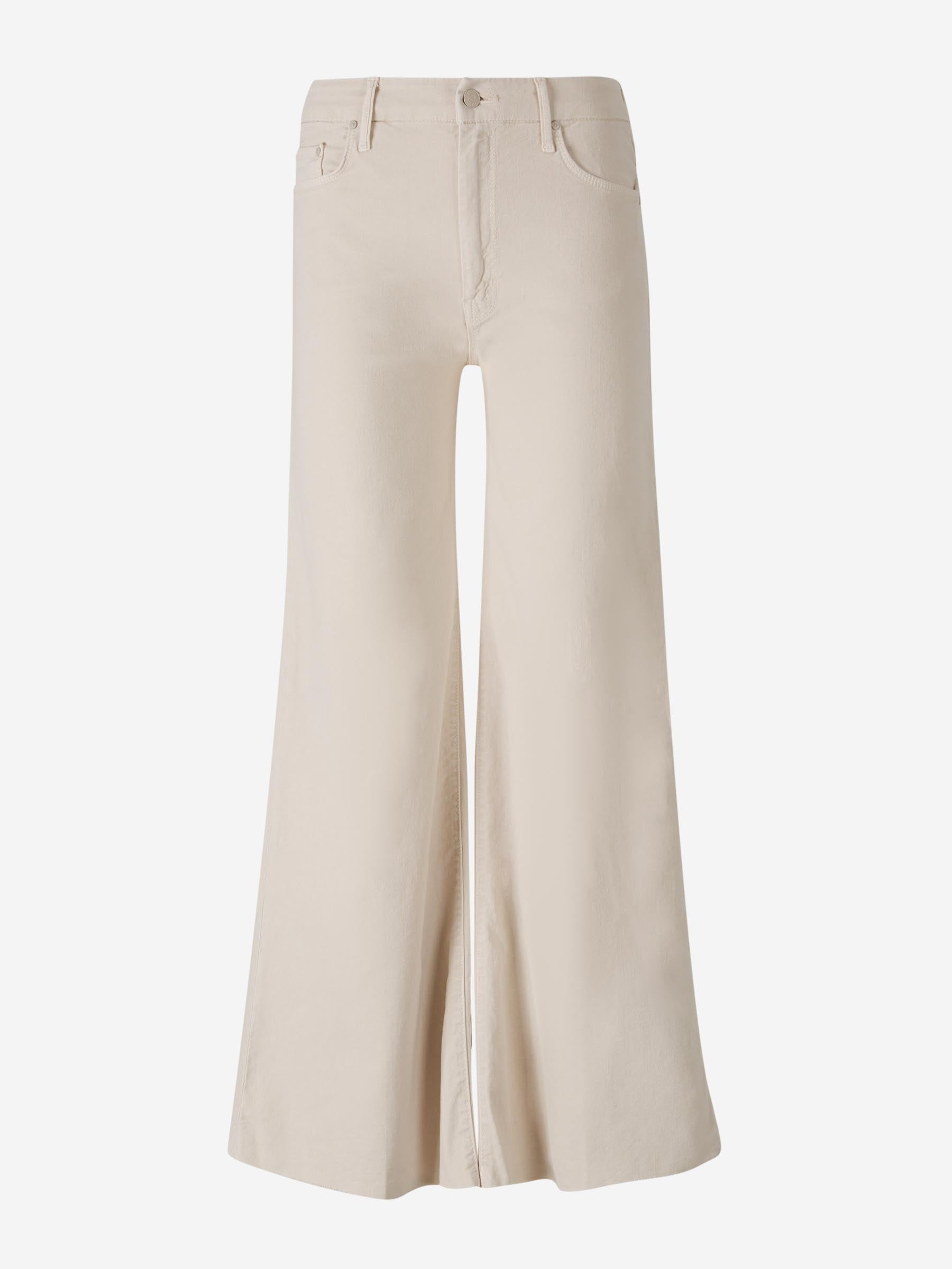 Mother Mujer Barcelona Jeans Flare Roller Fray color Beige sku 763-001655 01 - Foto 1