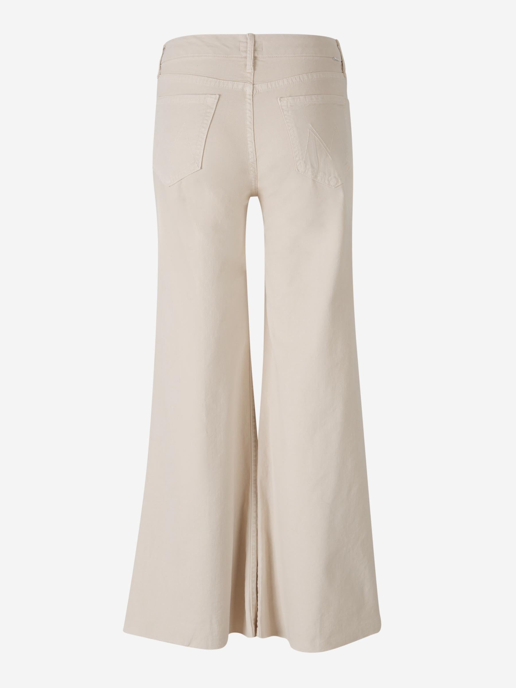 Mother Mujer Barcelona Jeans Flare Roller Fray color Beige sku 763-001655 01 - Foto 3