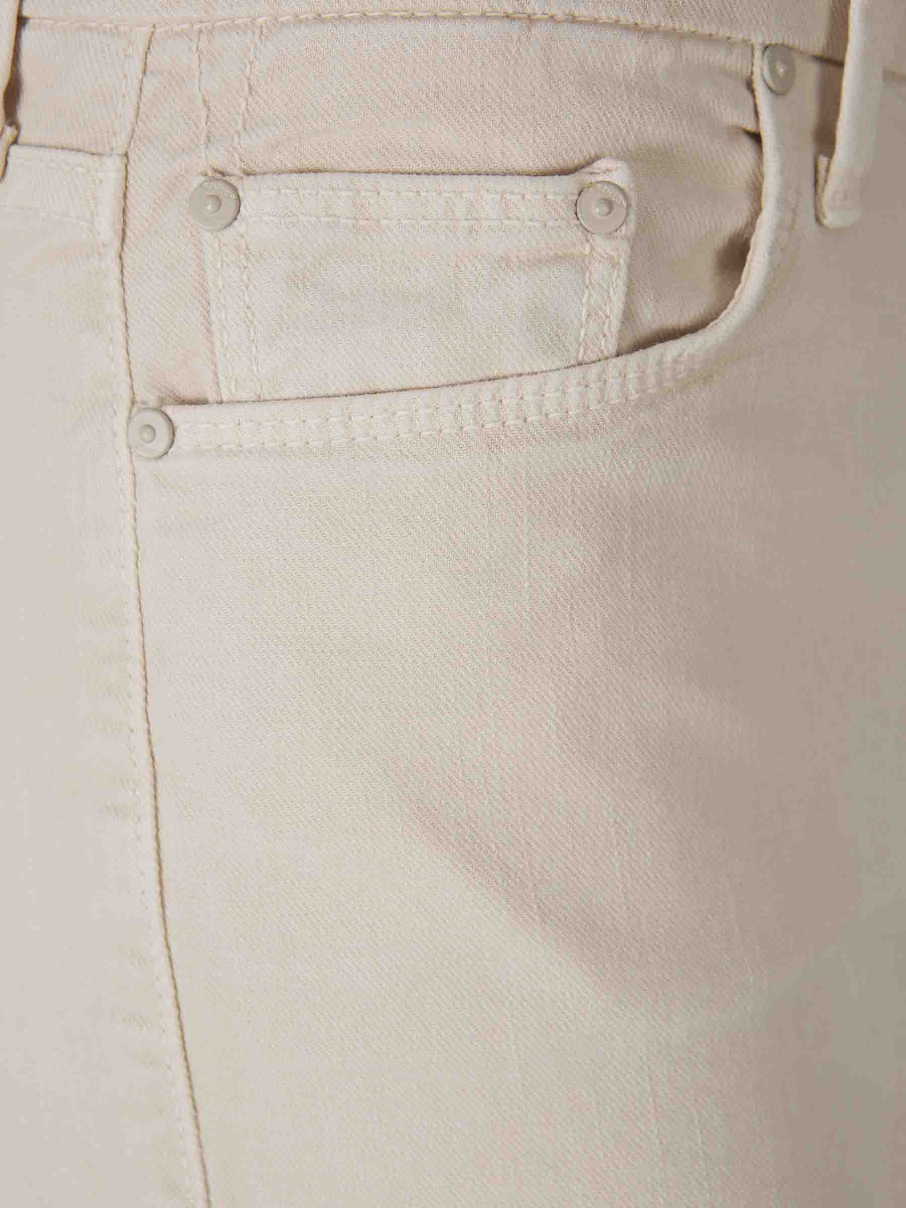 Mother Mujer Barcelona Jeans Flare Roller Fray color Beige sku 763-001655 01 - Foto 4