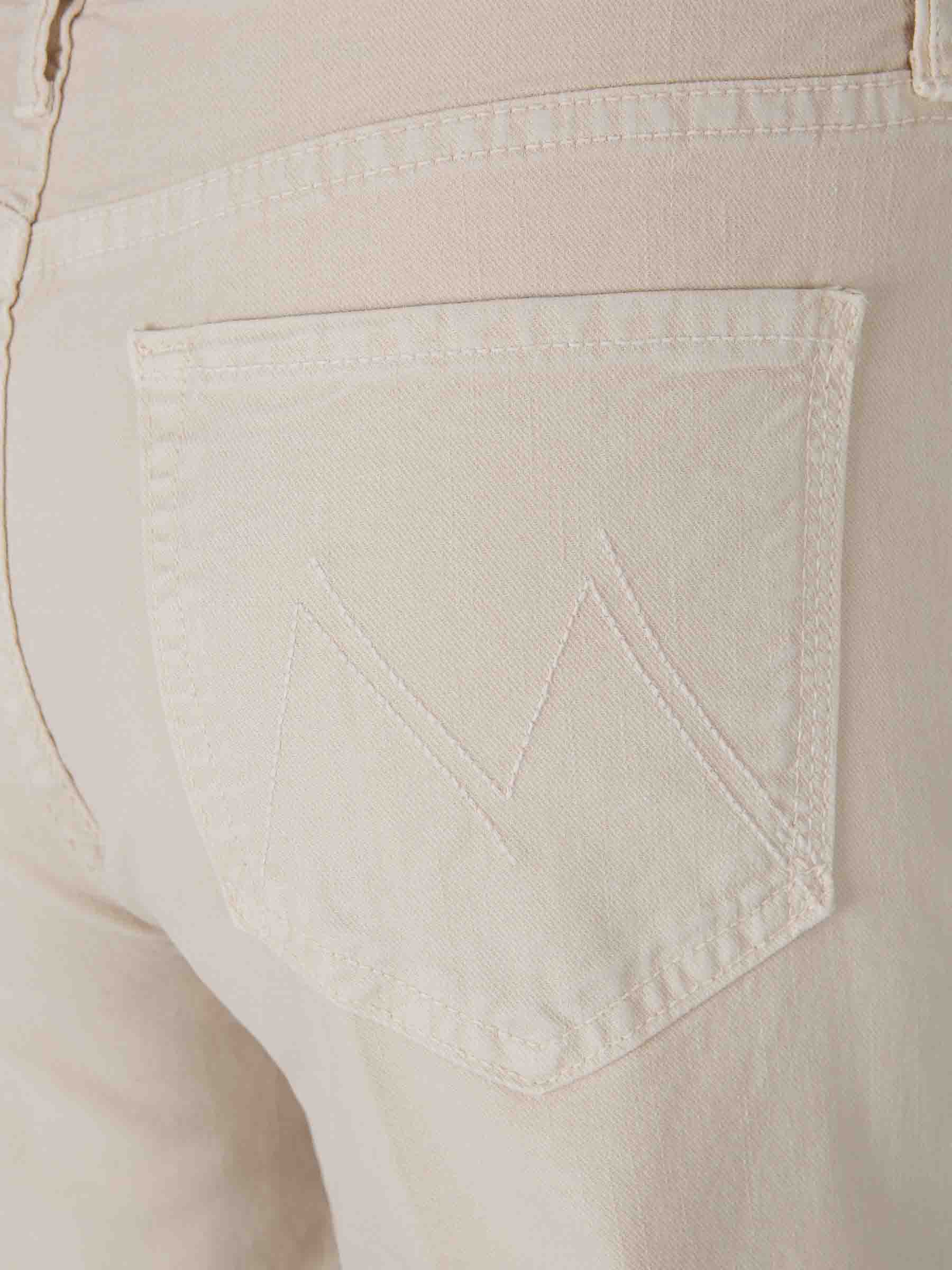 Mother Mujer Barcelona Jeans Flare Roller Fray color Beige sku 763-001655 01 - Foto 5