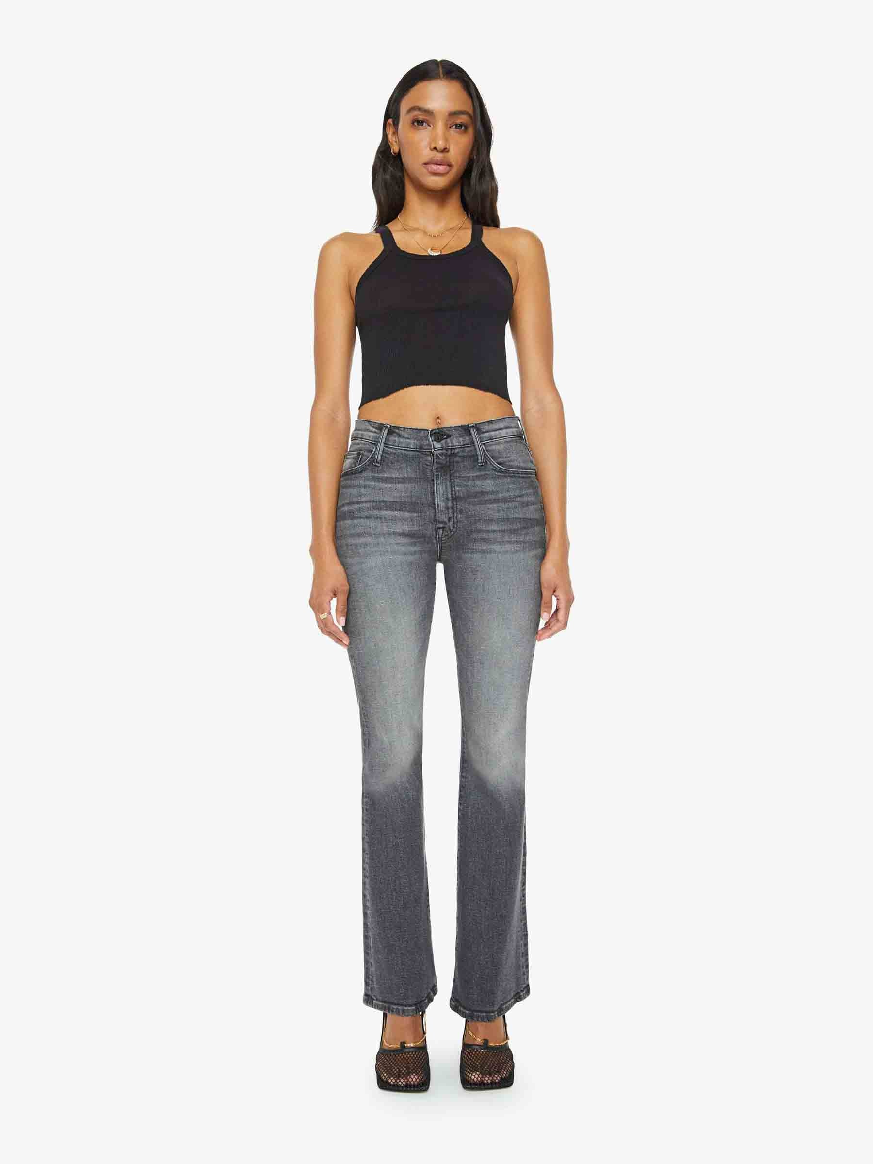 Mother Mujer Barcelona Jeans Flare Weekender color Gris Antracita sku 763-001660 01 - Foto 1