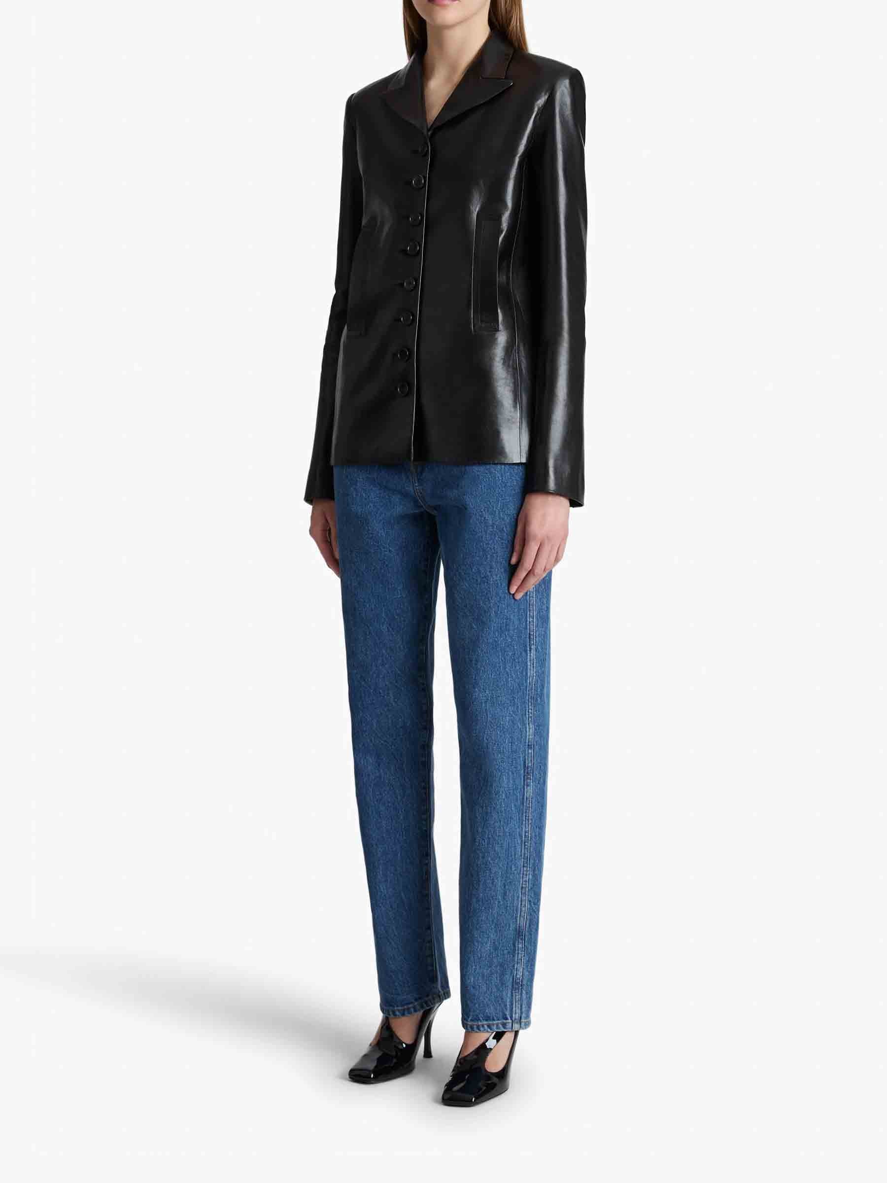 Outlet online Khaite Mujer Jeans Straight Corben color Azul Denim Oscuro sku 763-001673 01 - Foto 2