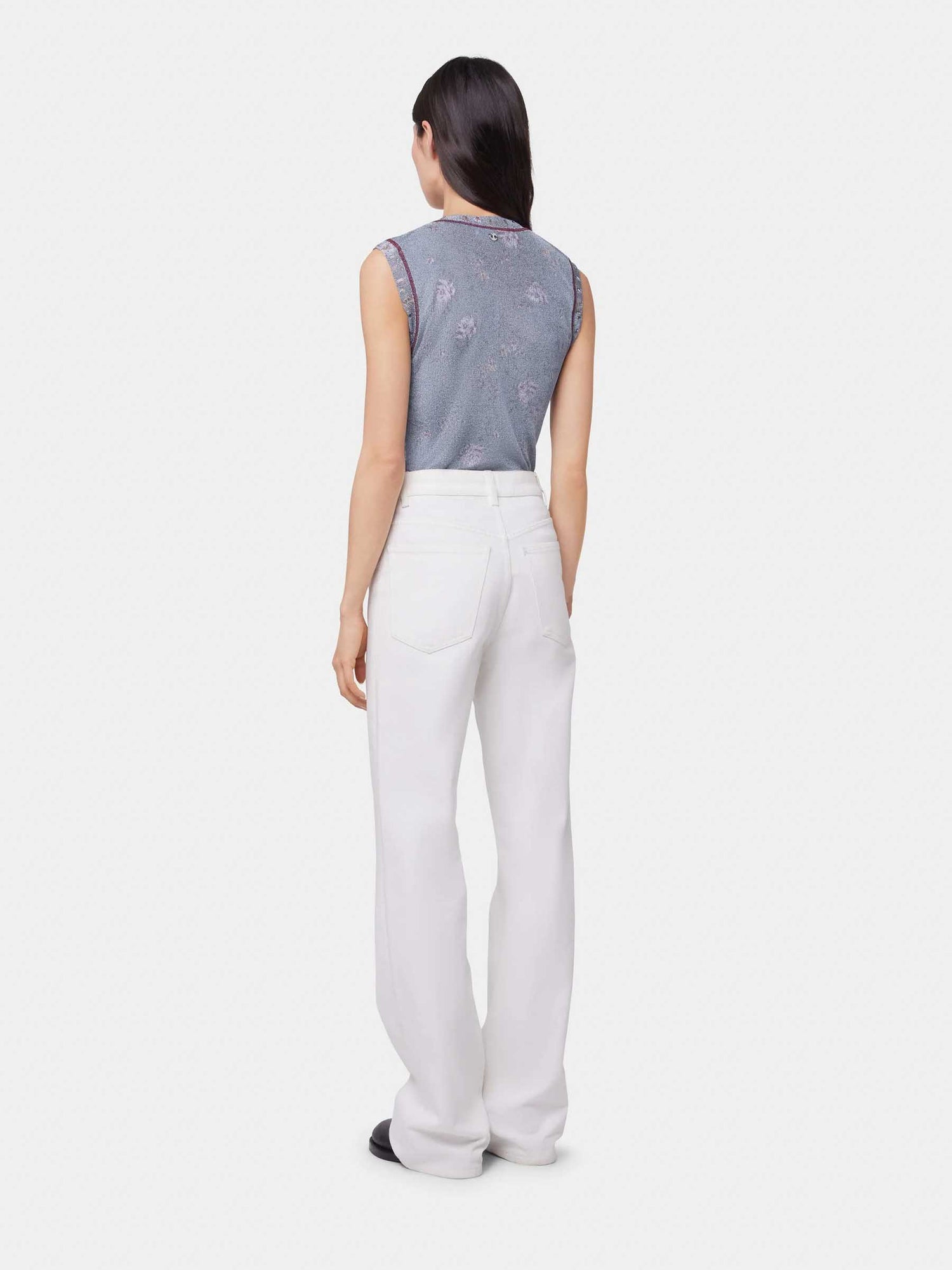 Rabanne Mujer Barcelona Jeans Flare Denim color Blanco sku 763-001674 01 - Foto 4