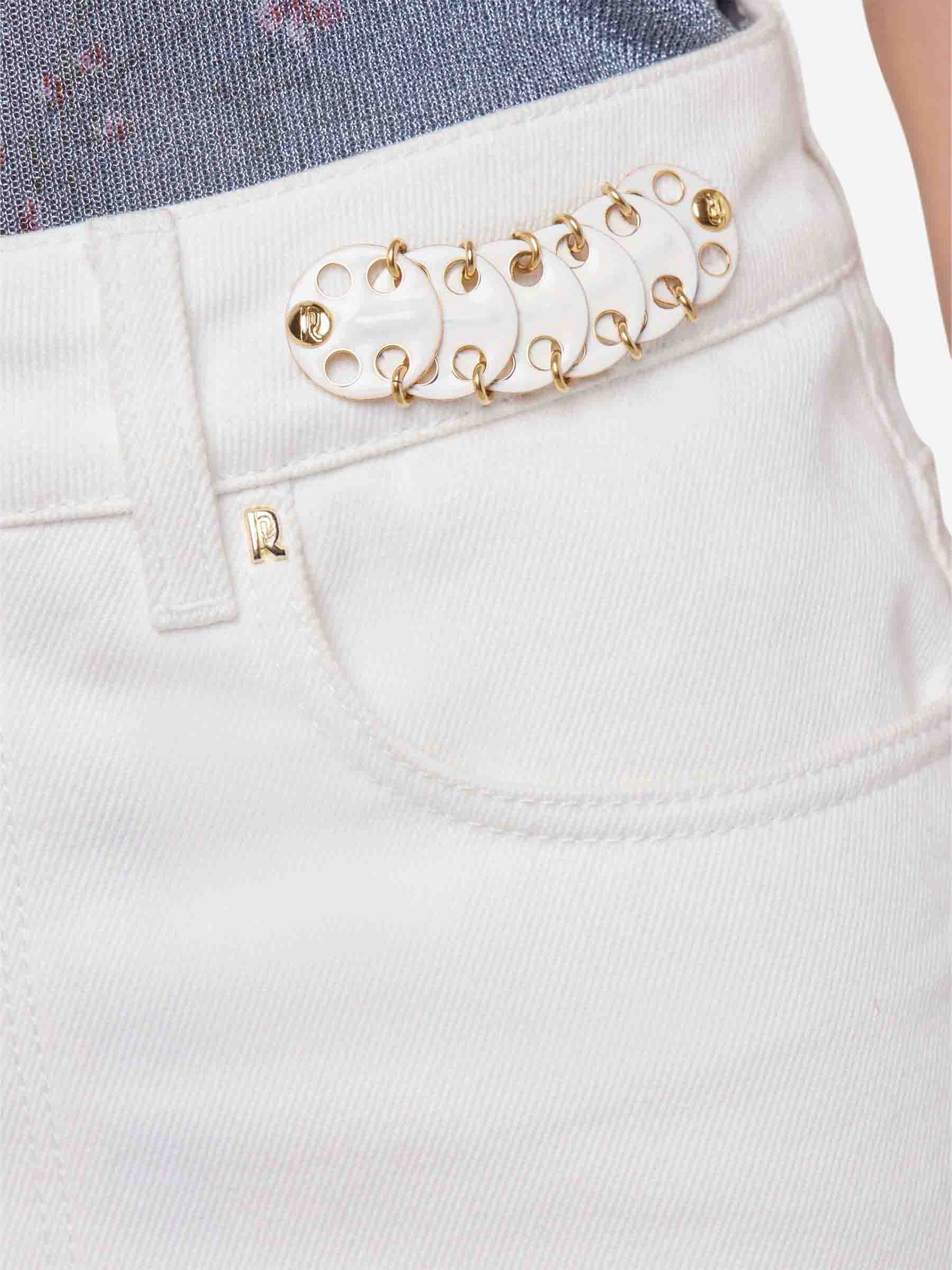 Rabanne Mujer Barcelona Jeans Flare Denim color Blanco sku 763-001674 01 - Foto 5