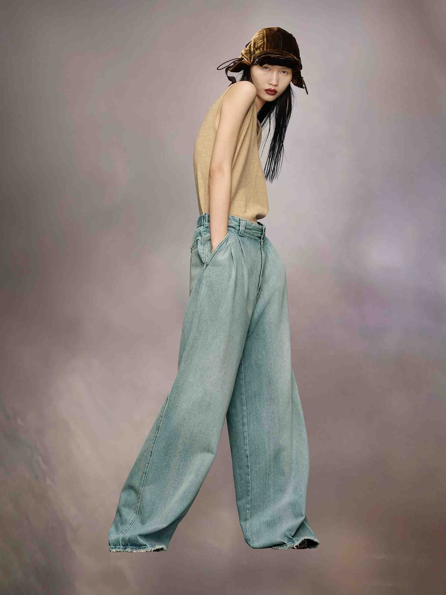 Maison Margiela Mujer Barcelona Jeans Wide Leg color Azul Denim Oscuro sku 763-001694 01 - Foto 3