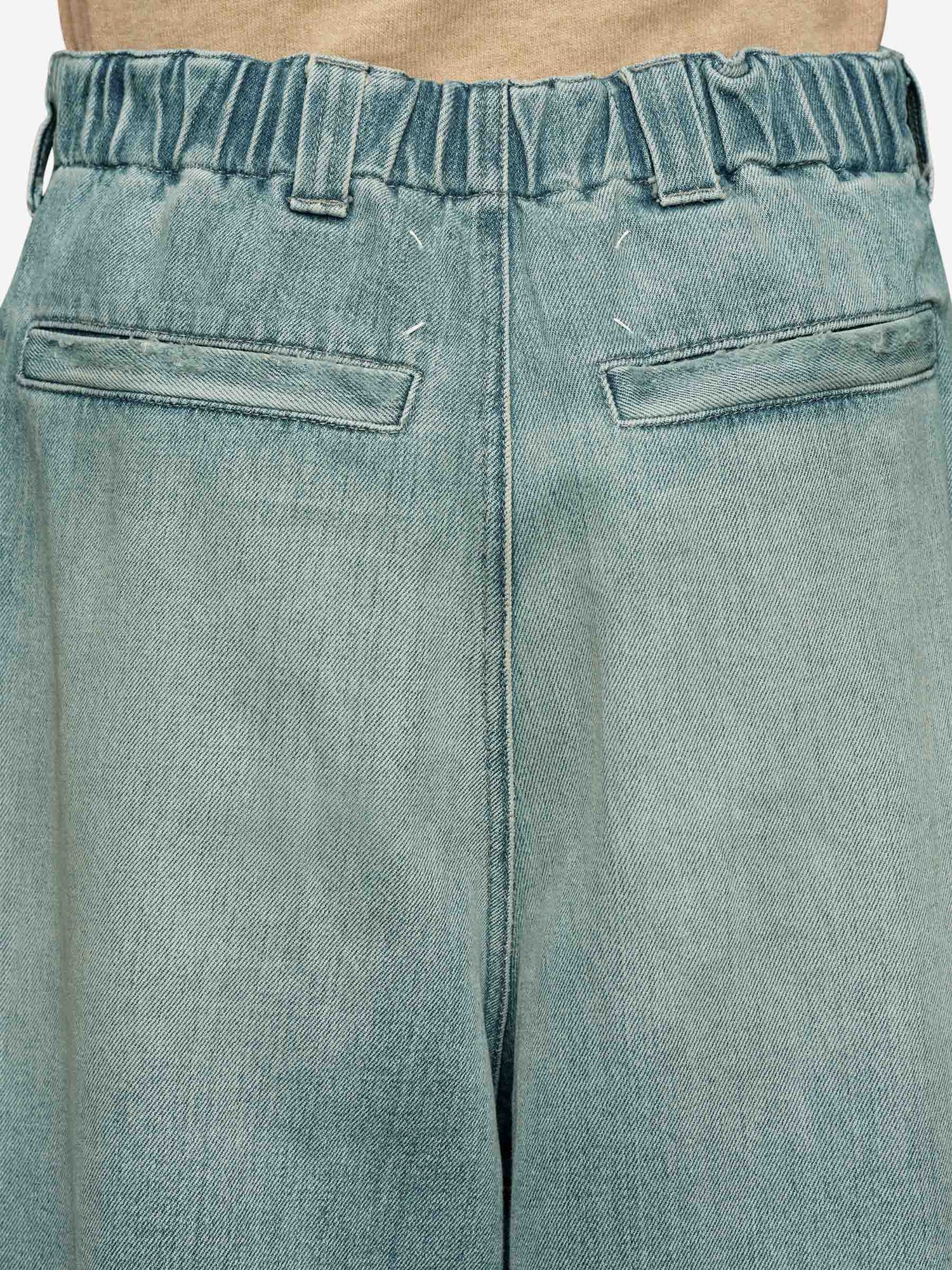 Maison Margiela Mujer Barcelona Jeans Wide Leg color Azul Denim Oscuro sku 763-001694 01 - Foto 5