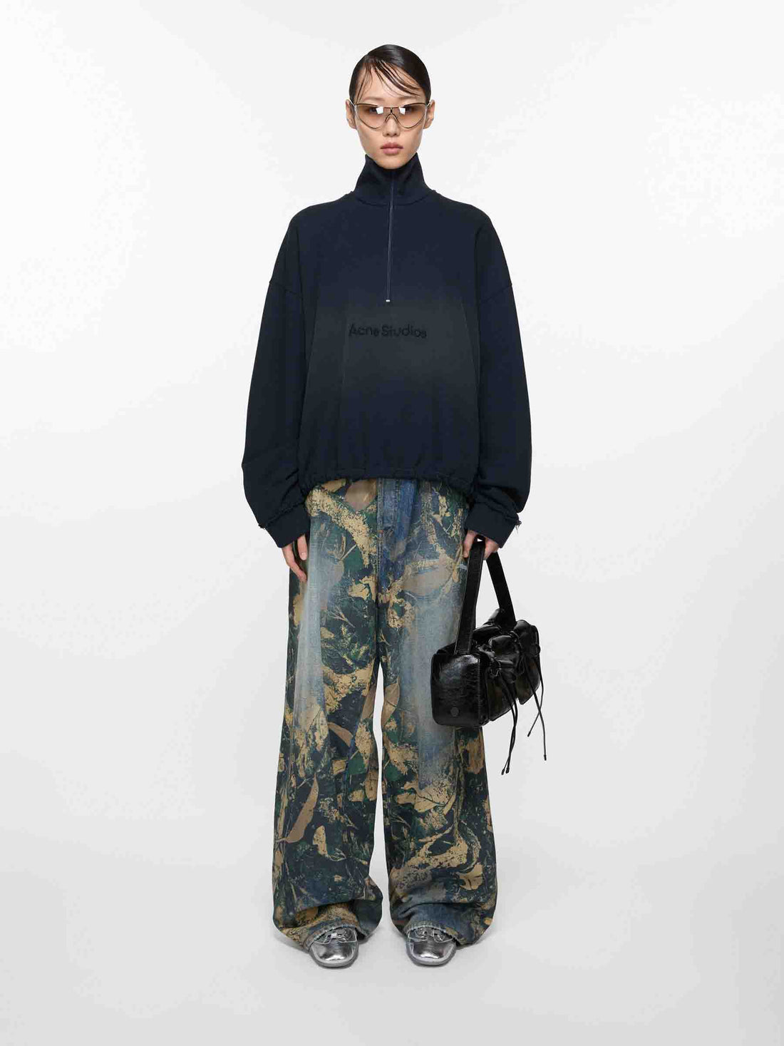 Acne Studios Mujer Barcelona Jeans Wide Leg color Negro sku 763-001696 01 - Foto 2