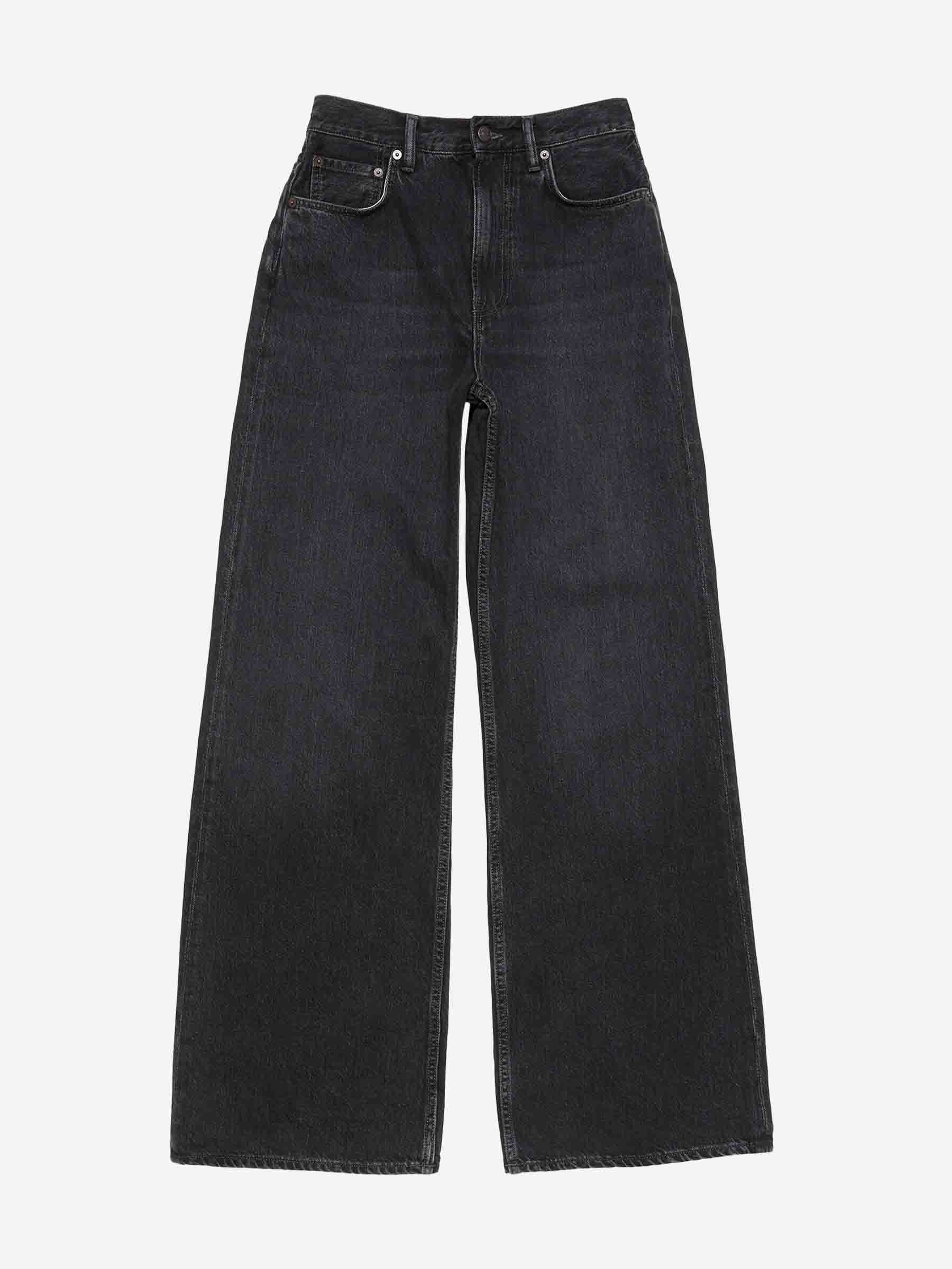 Outlet online Acne Studios Mujer Jeans Wide Leg color Negro sku 763-001698 01 - Foto 1
