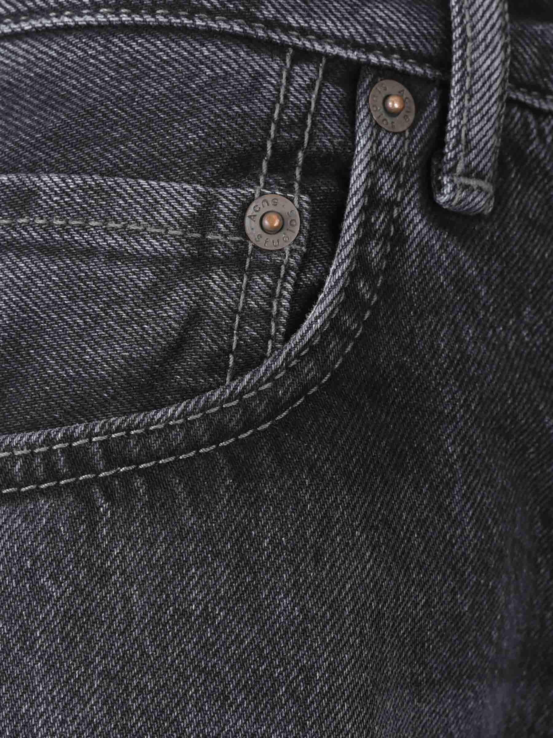 Acne Studios Mujer Barcelona Jeans Wide Leg color Negro sku 763-001698 01 - Foto 5
