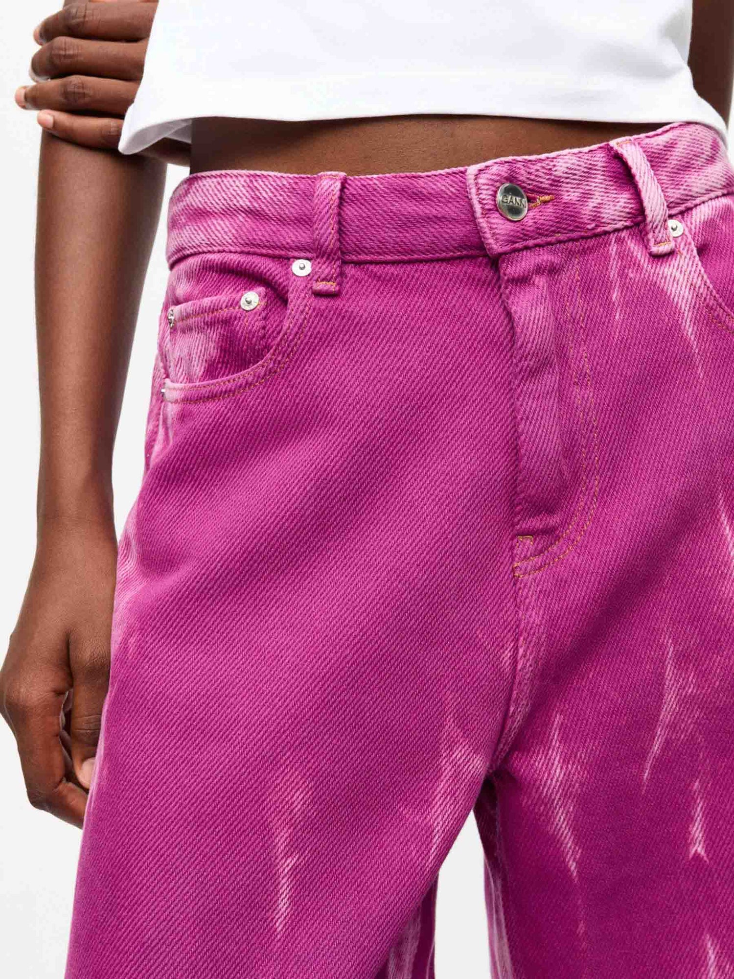 Ganni Mujer Barcelona Jeans Marri Teñido color Violeta sku 763-001704 01 - Foto 6