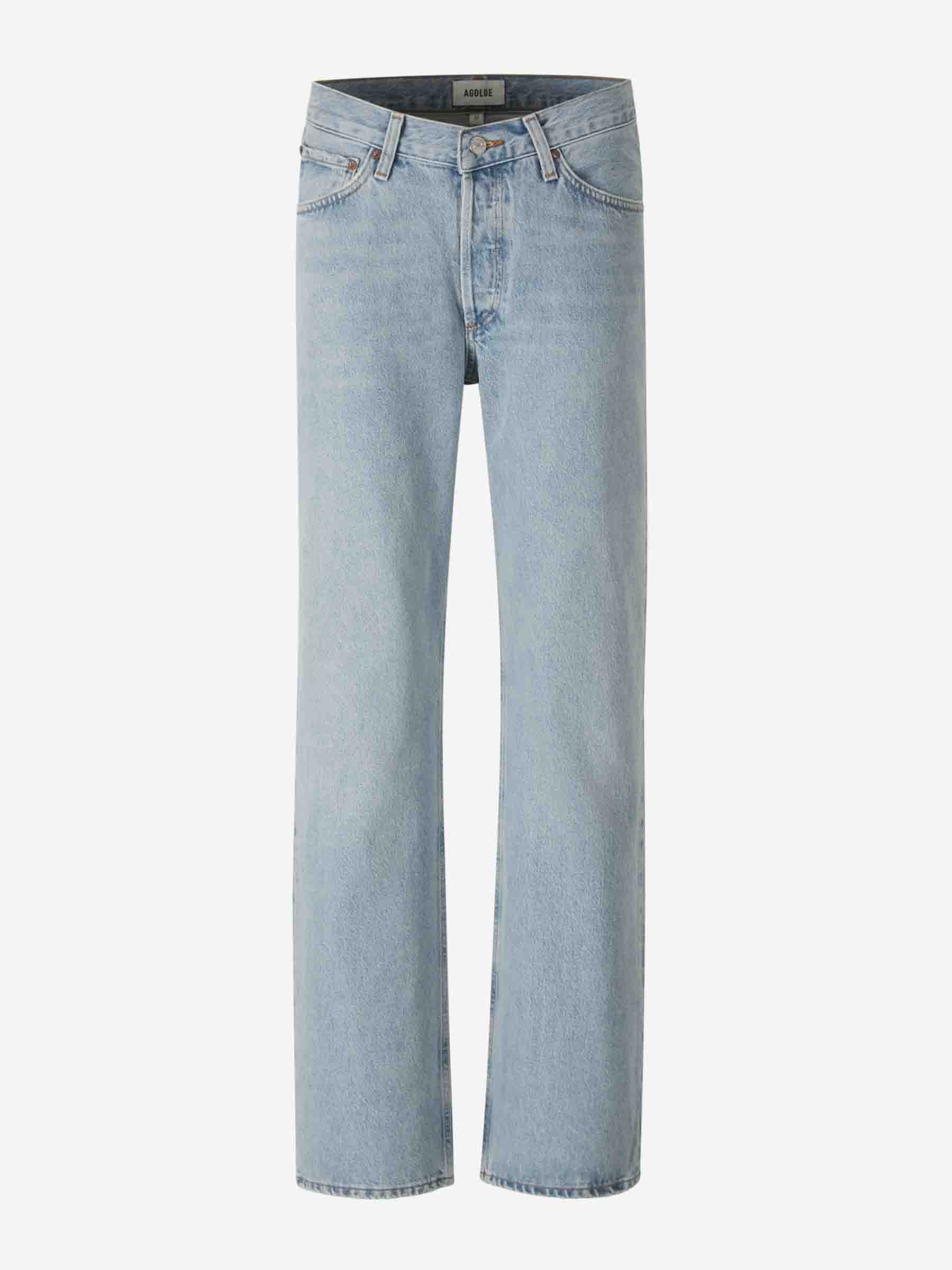 Outlet online Agolde Mujer Jeans Straight Kelly color Azul Denim Claro sku 763-001705 01 - Foto 1