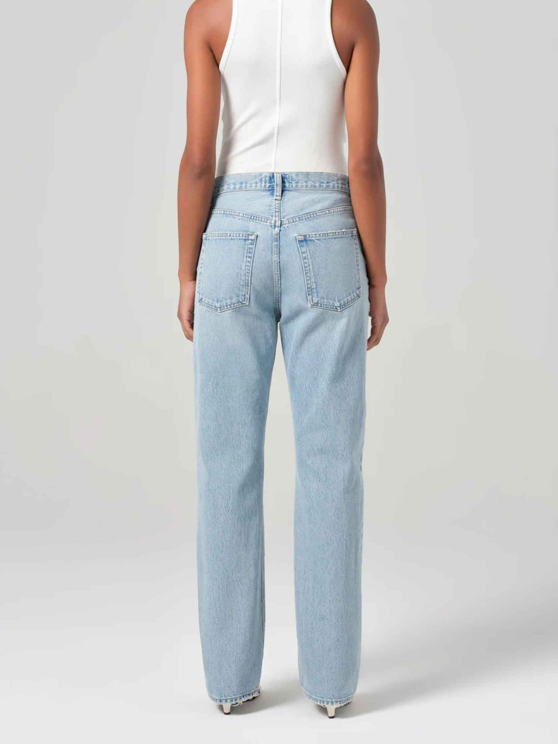 Agolde Mujer Barcelona Jeans Straight Kelly color Azul Denim Claro sku 763-001705 01 - Foto 2