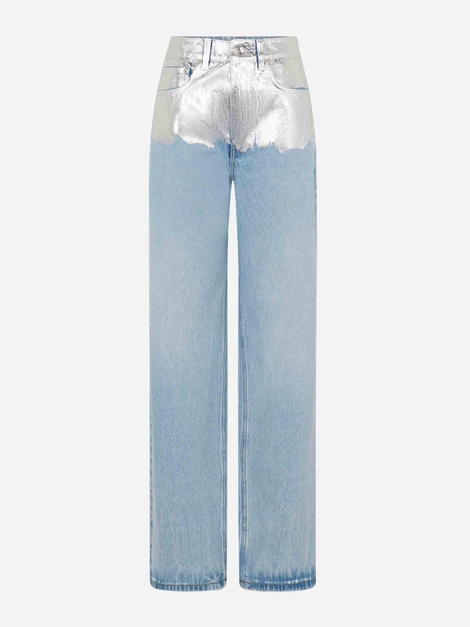 Rabanne Mujer Barcelona Jeans Baggy Plateado color Azul sku 763-001709 00 - Foto 1