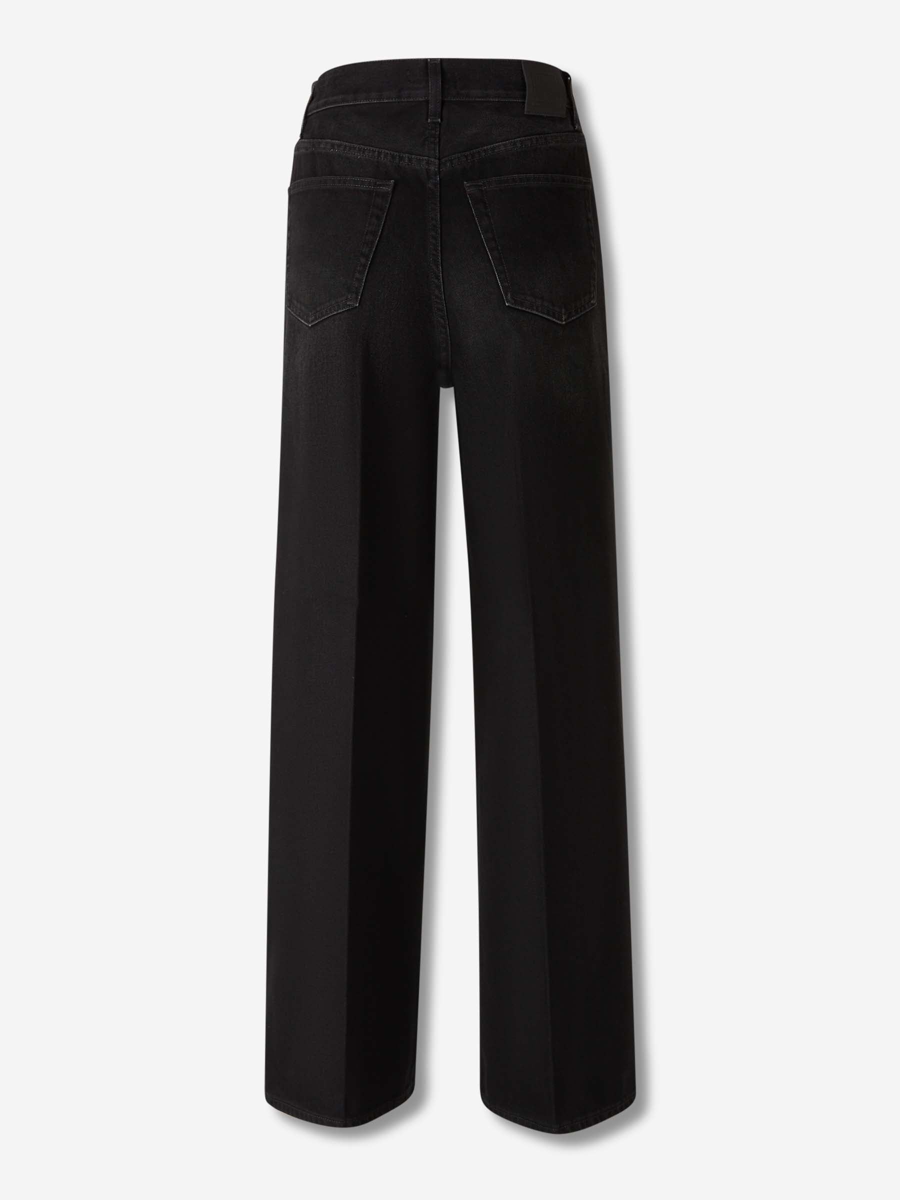 Outlet online TOTEME Mujer Jeans Anchos Rectos color Negro sku 763-001774 01 - Foto 2