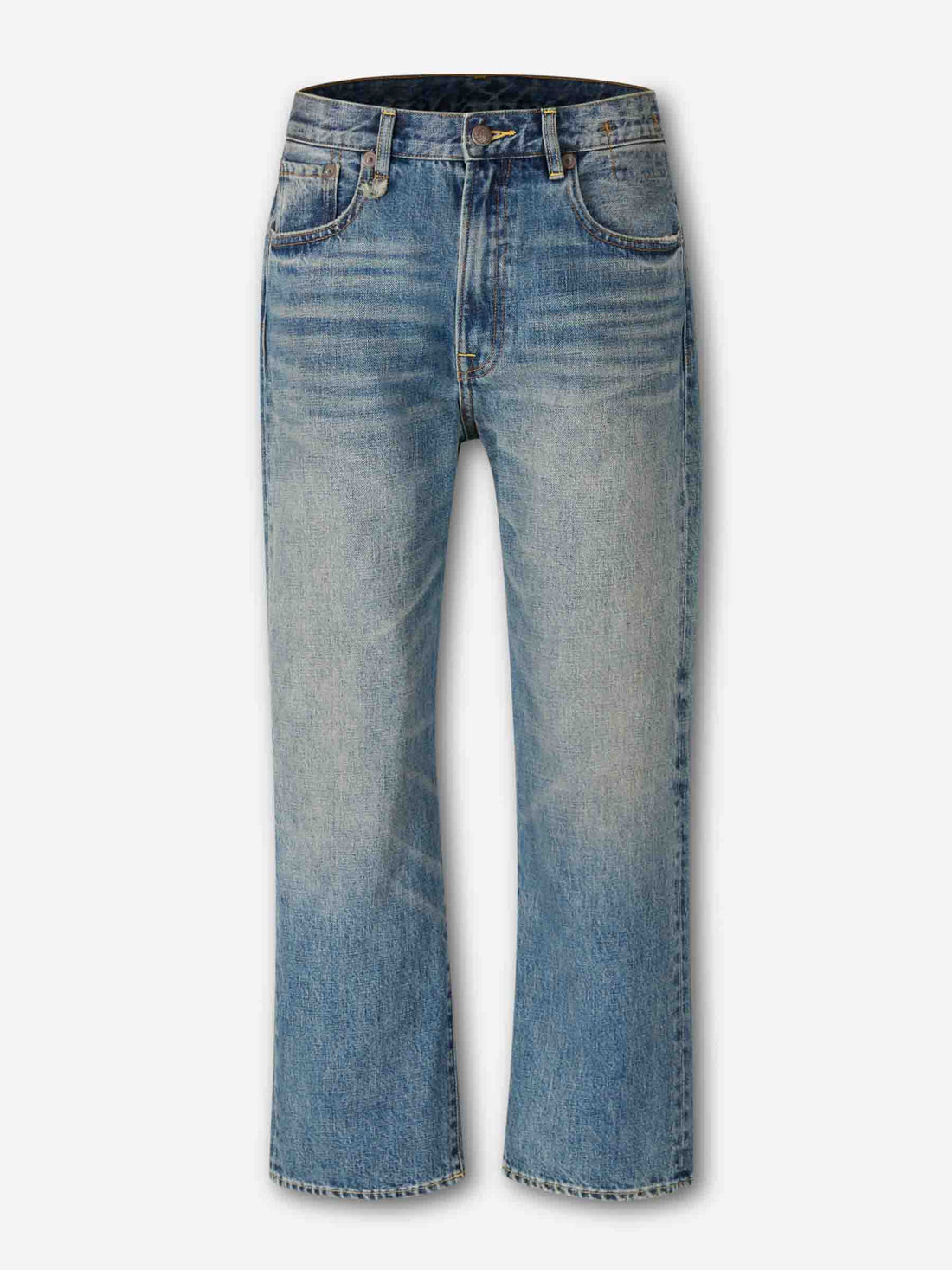 Outlet online R13 Mujer Jeans Rectos Anchos color Azul Denim sku 763-001799 01 - Foto 1